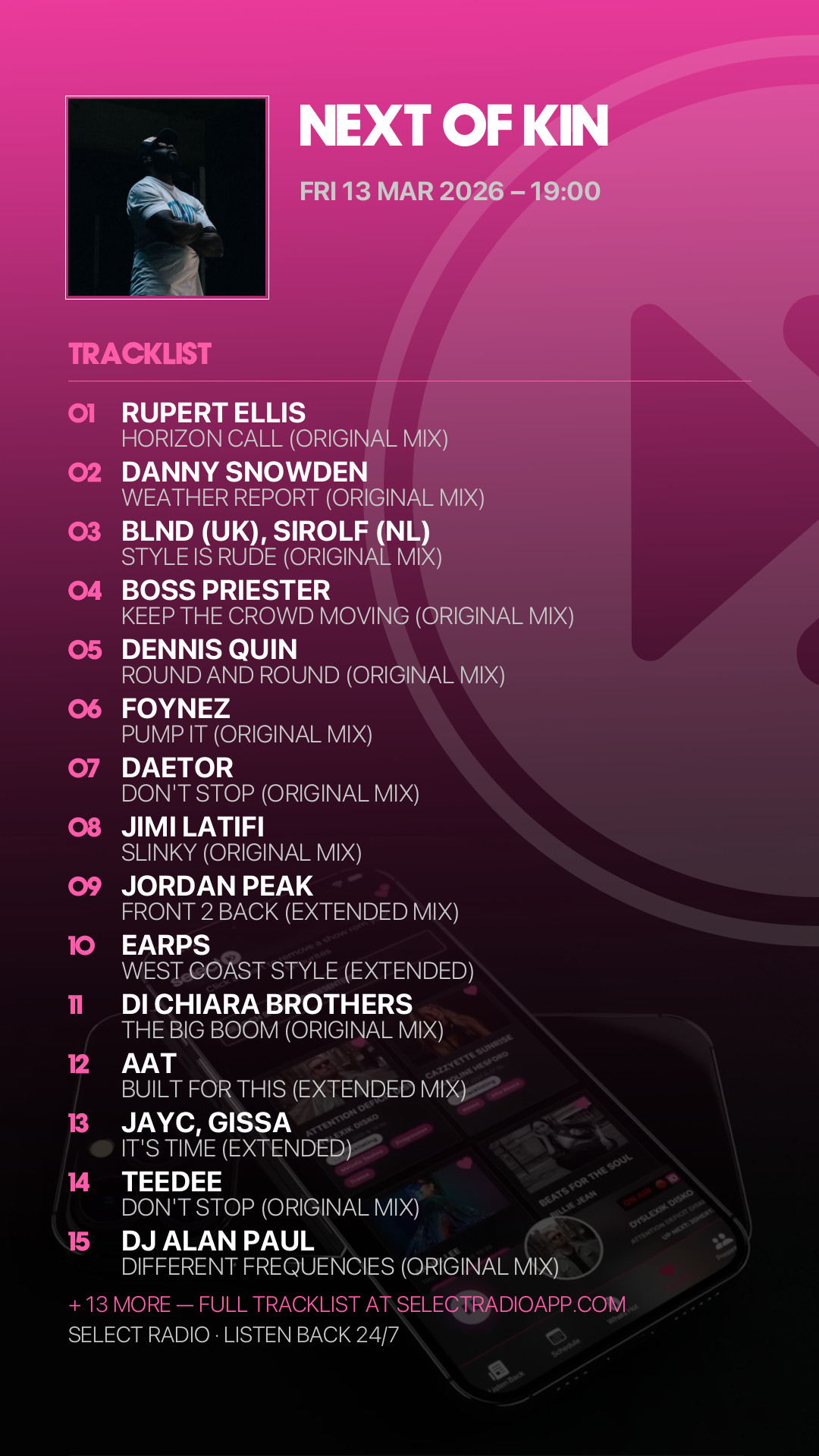 Tracklist Story Preview
