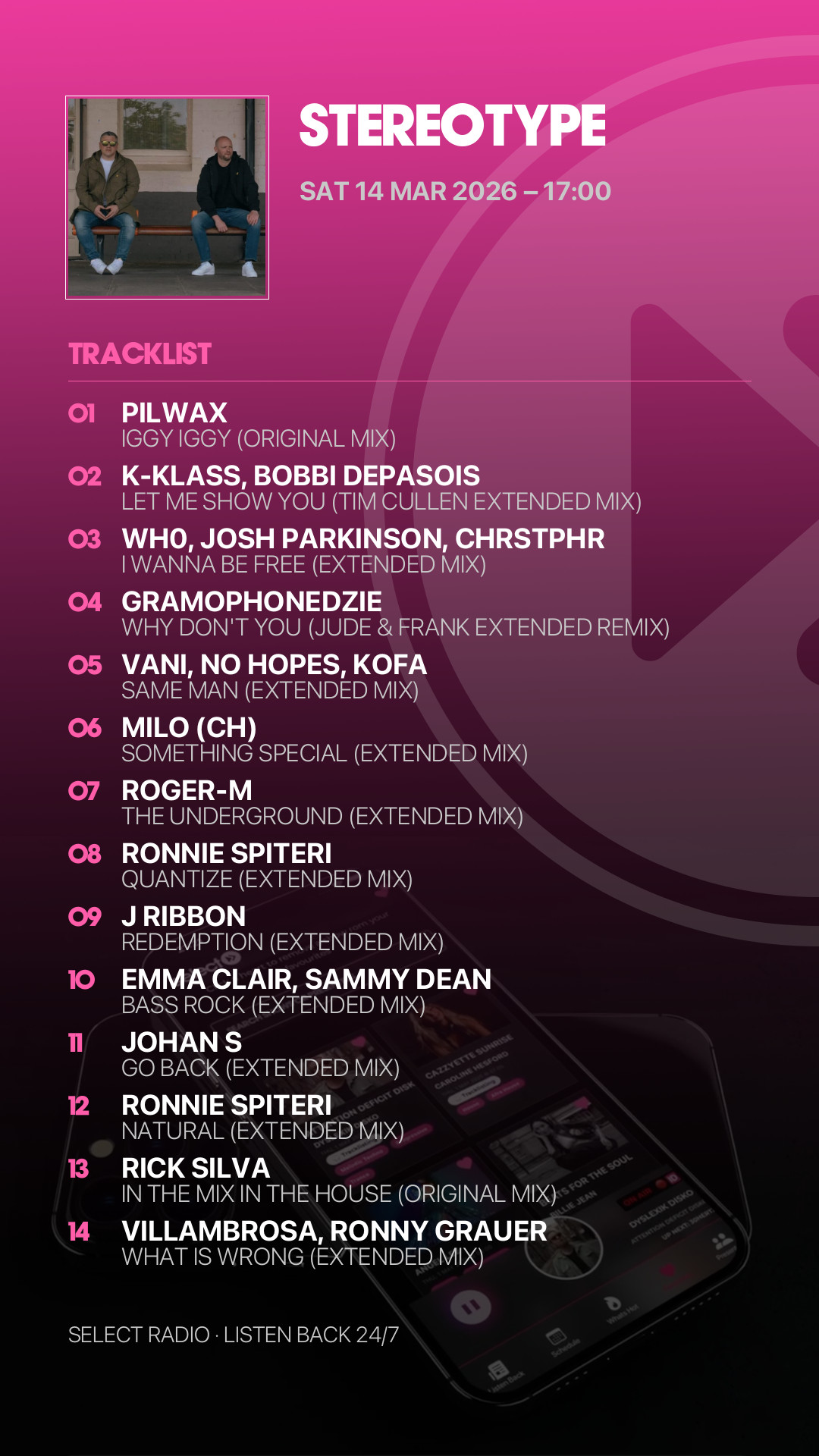 Tracklist Story Preview