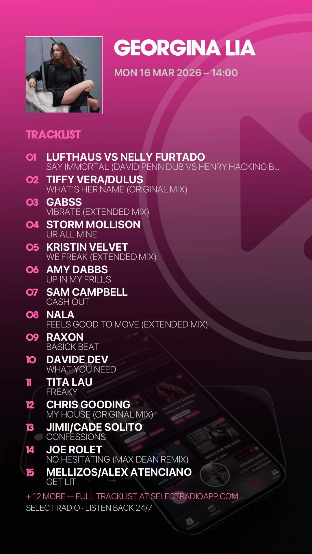 Tracklist Story Preview