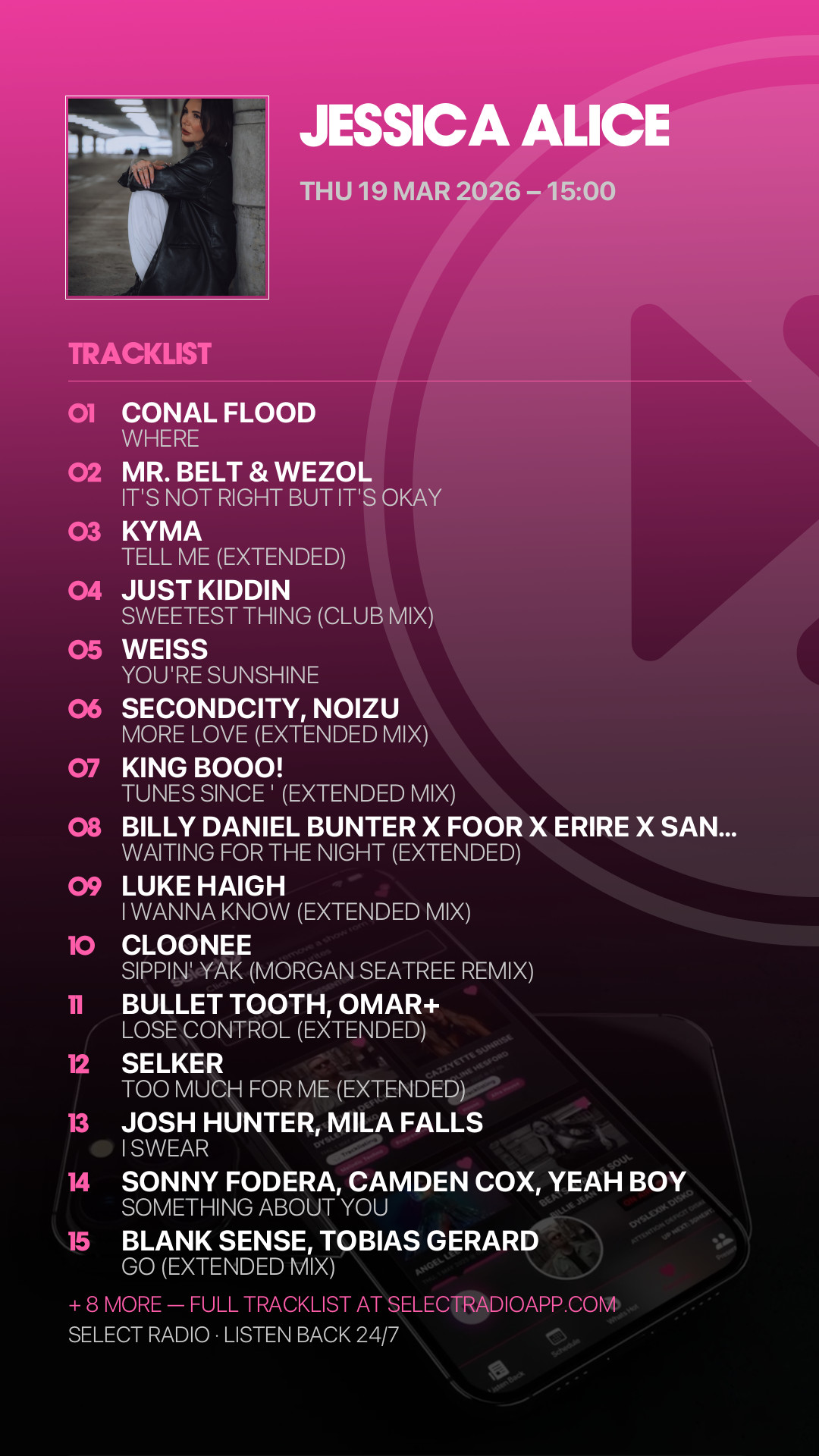 Tracklist Story Preview