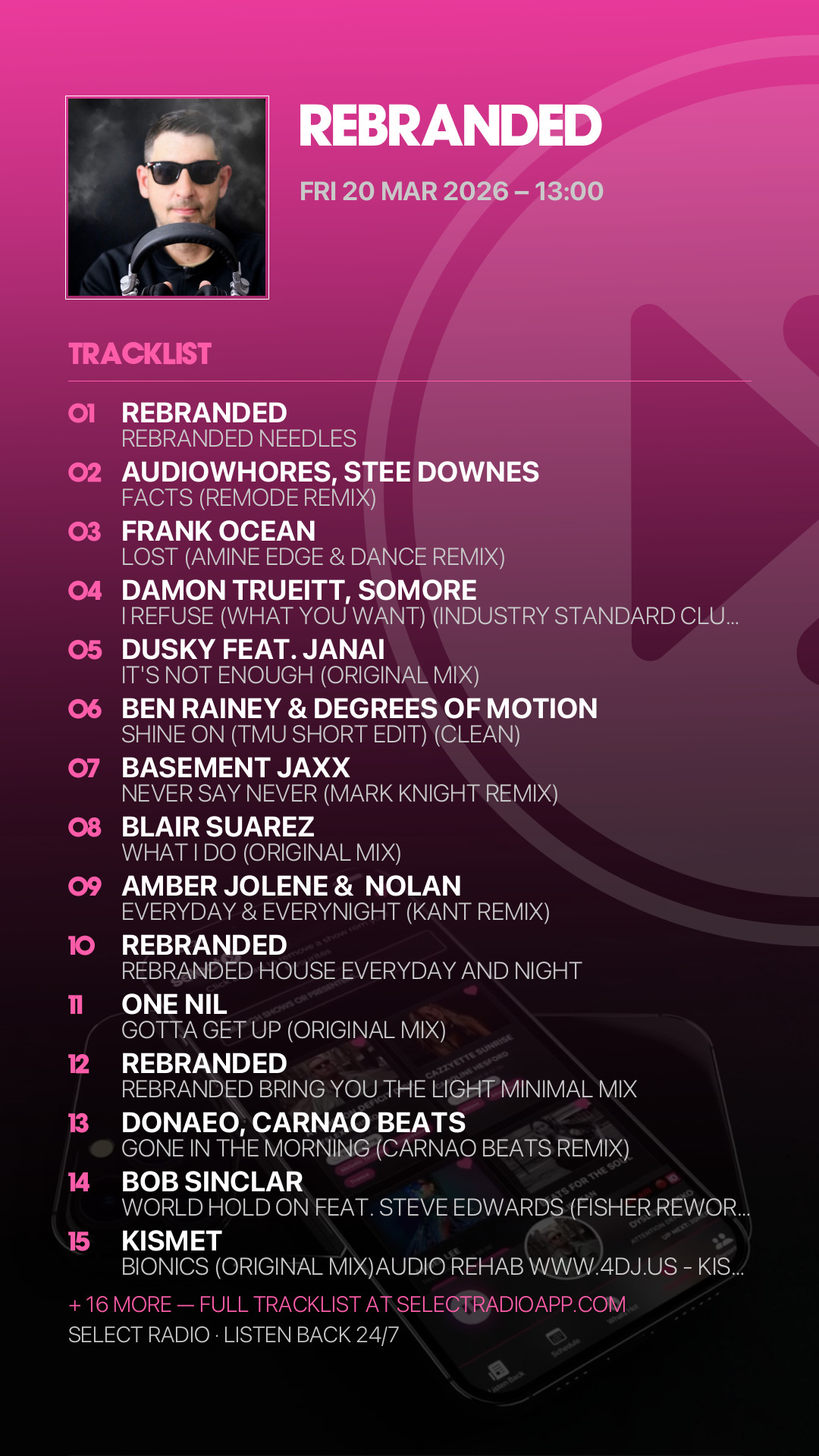 Tracklist Story Preview
