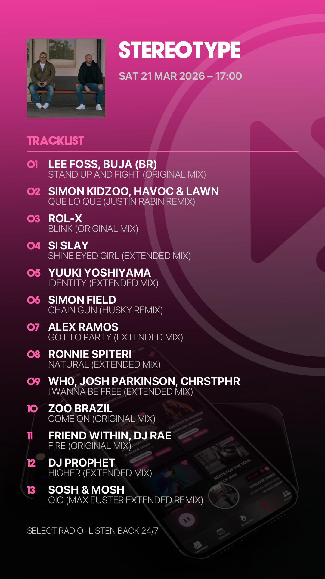 Tracklist Story Preview