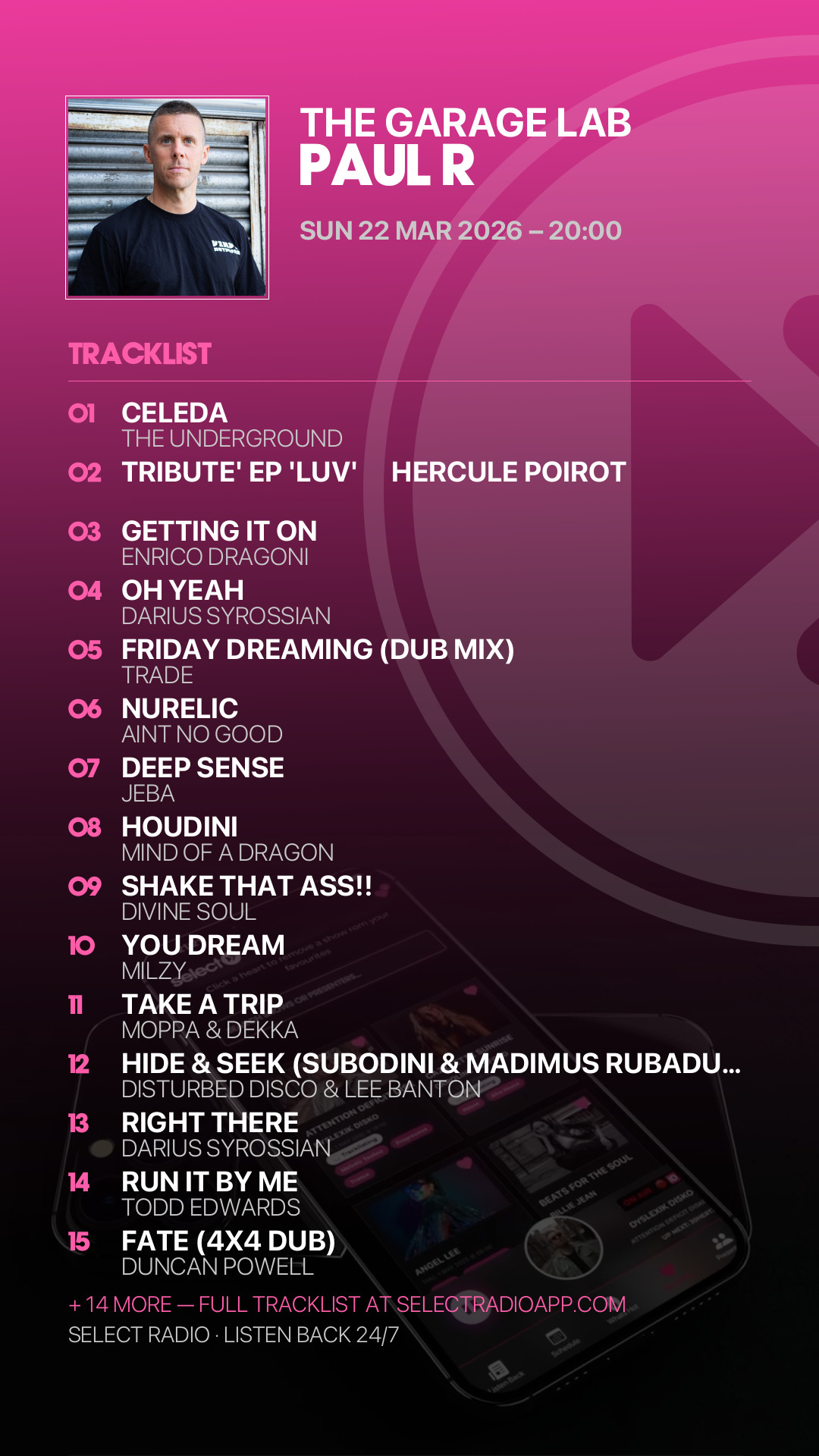 Tracklist Story Preview
