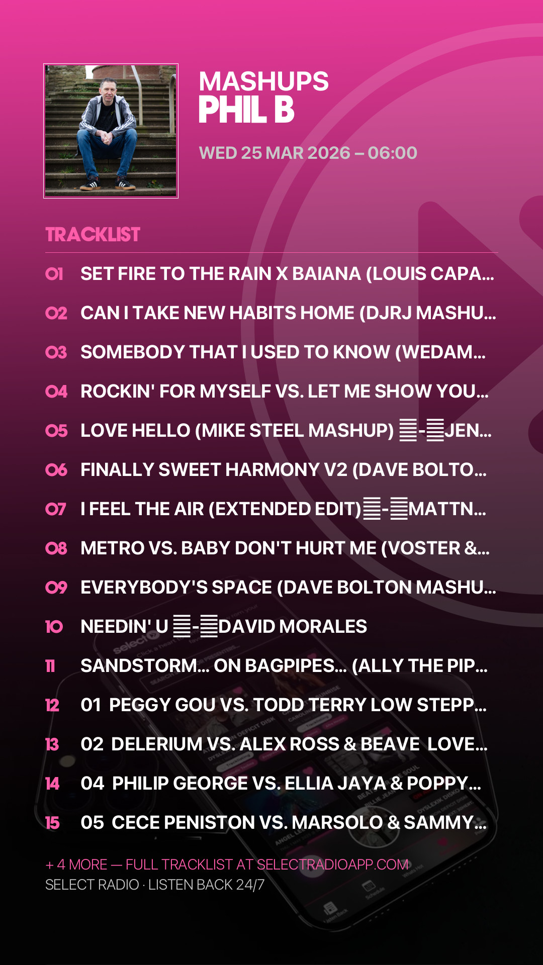 Tracklist Story Preview