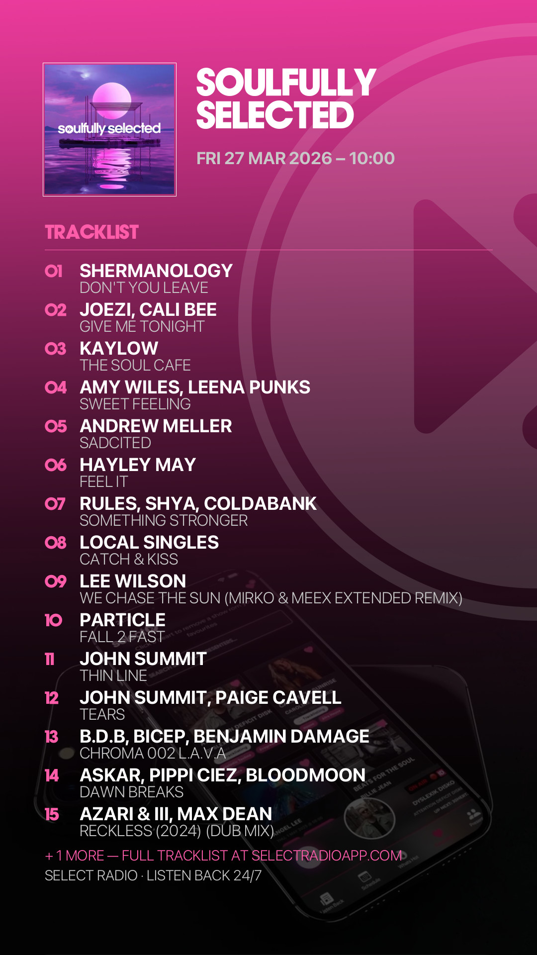 Tracklist Story Preview