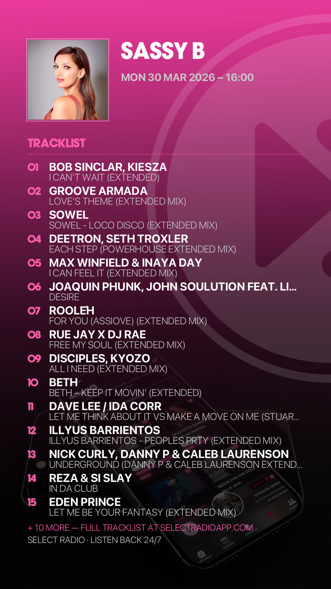 Tracklist Story Preview