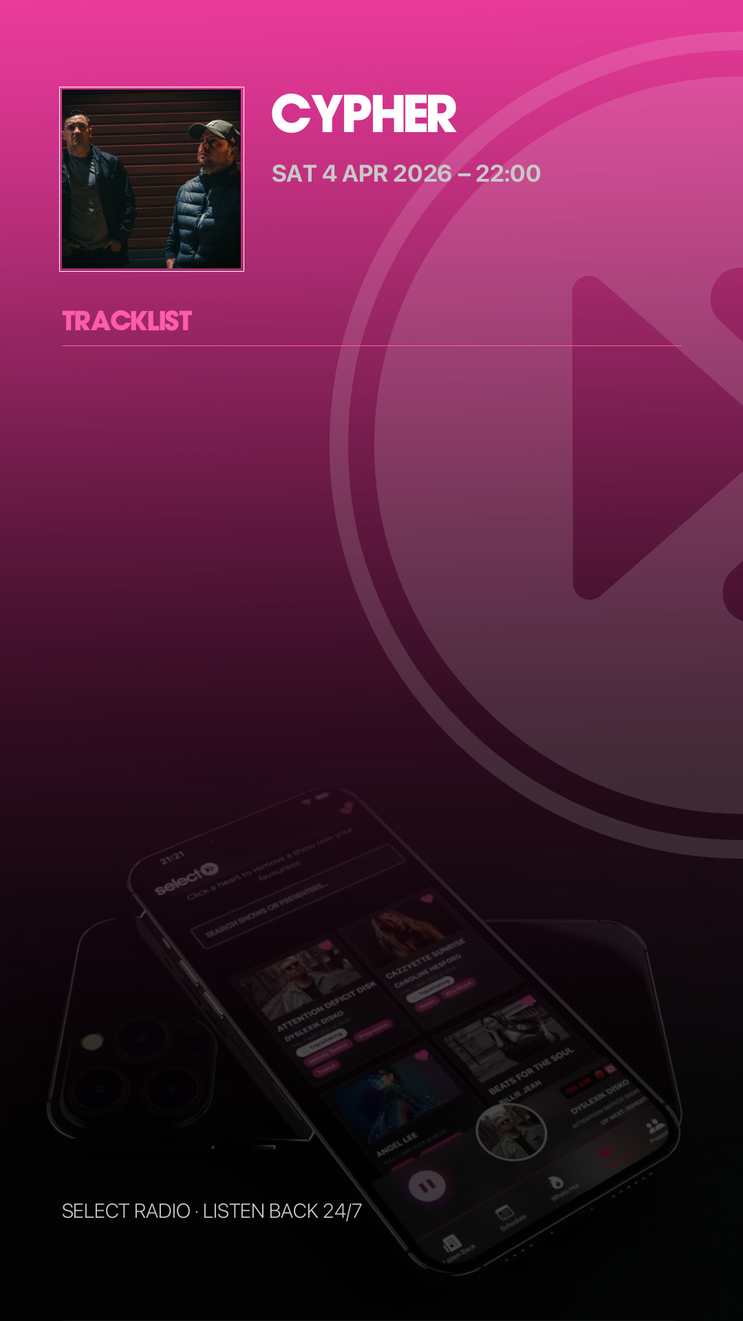 Tracklist Story Preview
