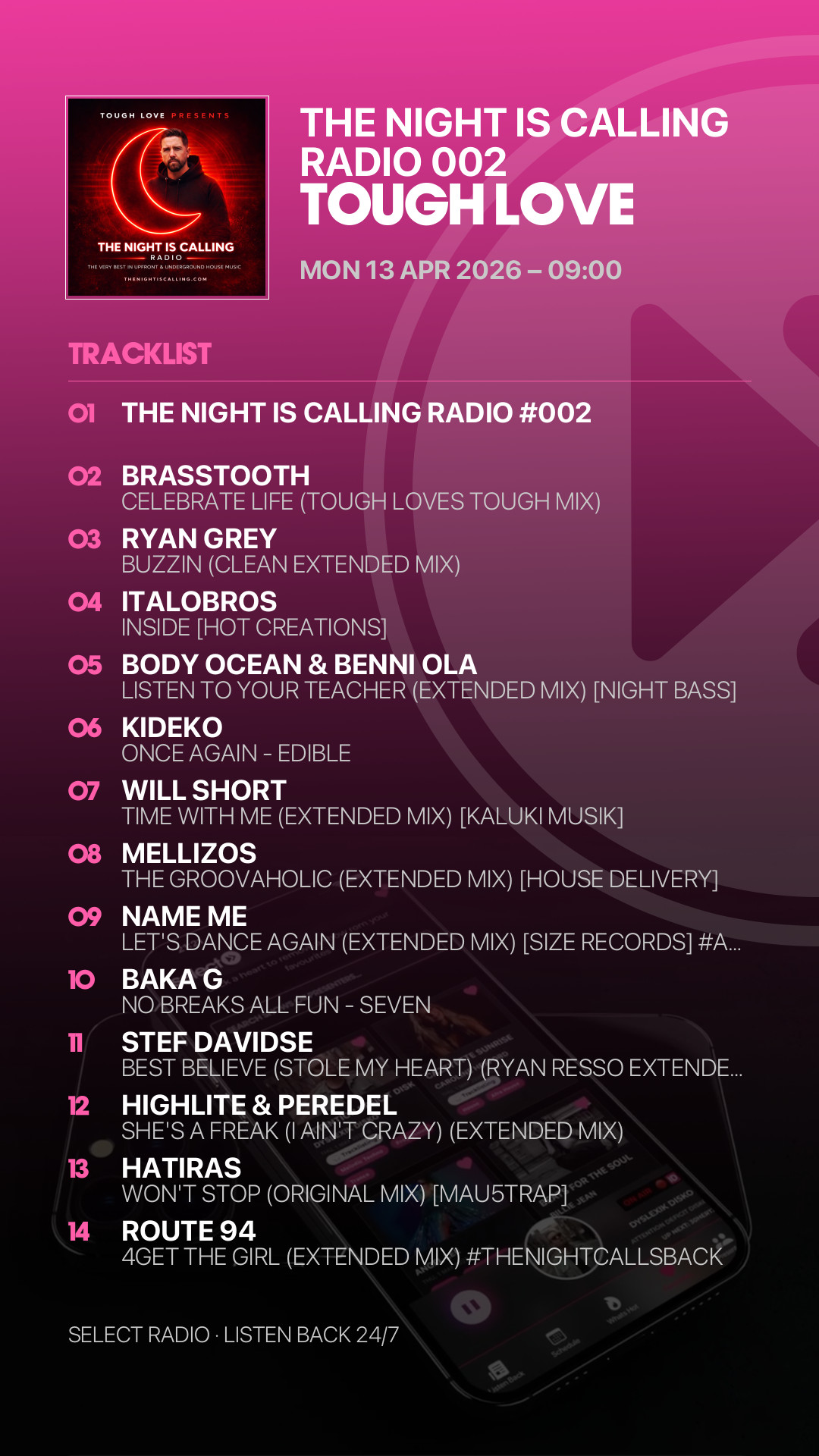 Tracklist Story Preview