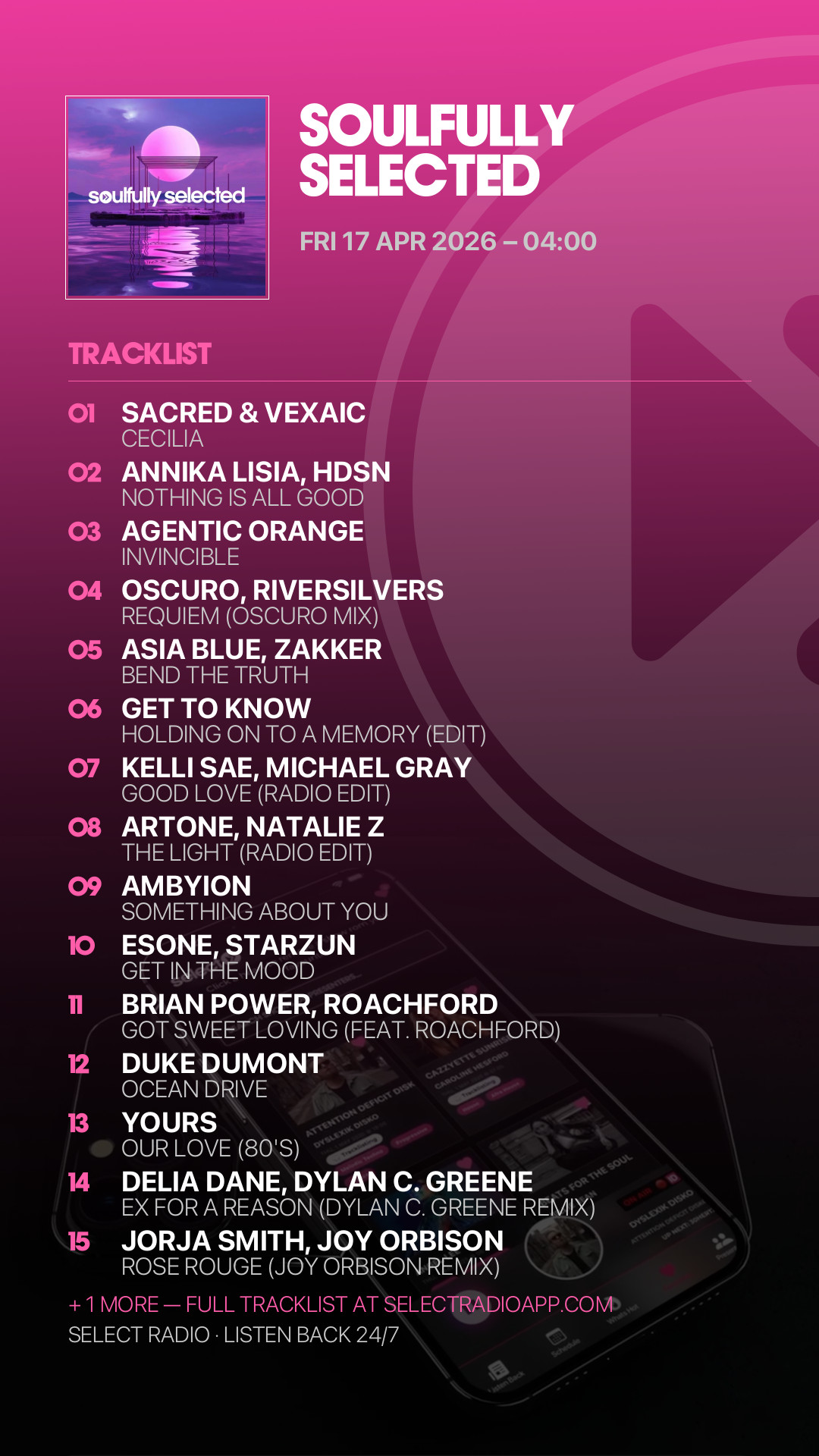 Tracklist Story Preview