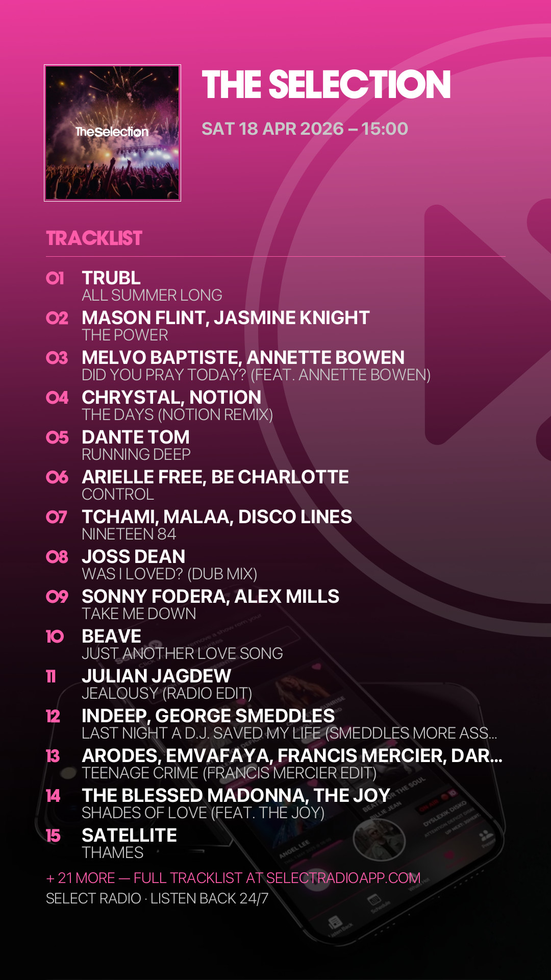 Tracklist Story Preview