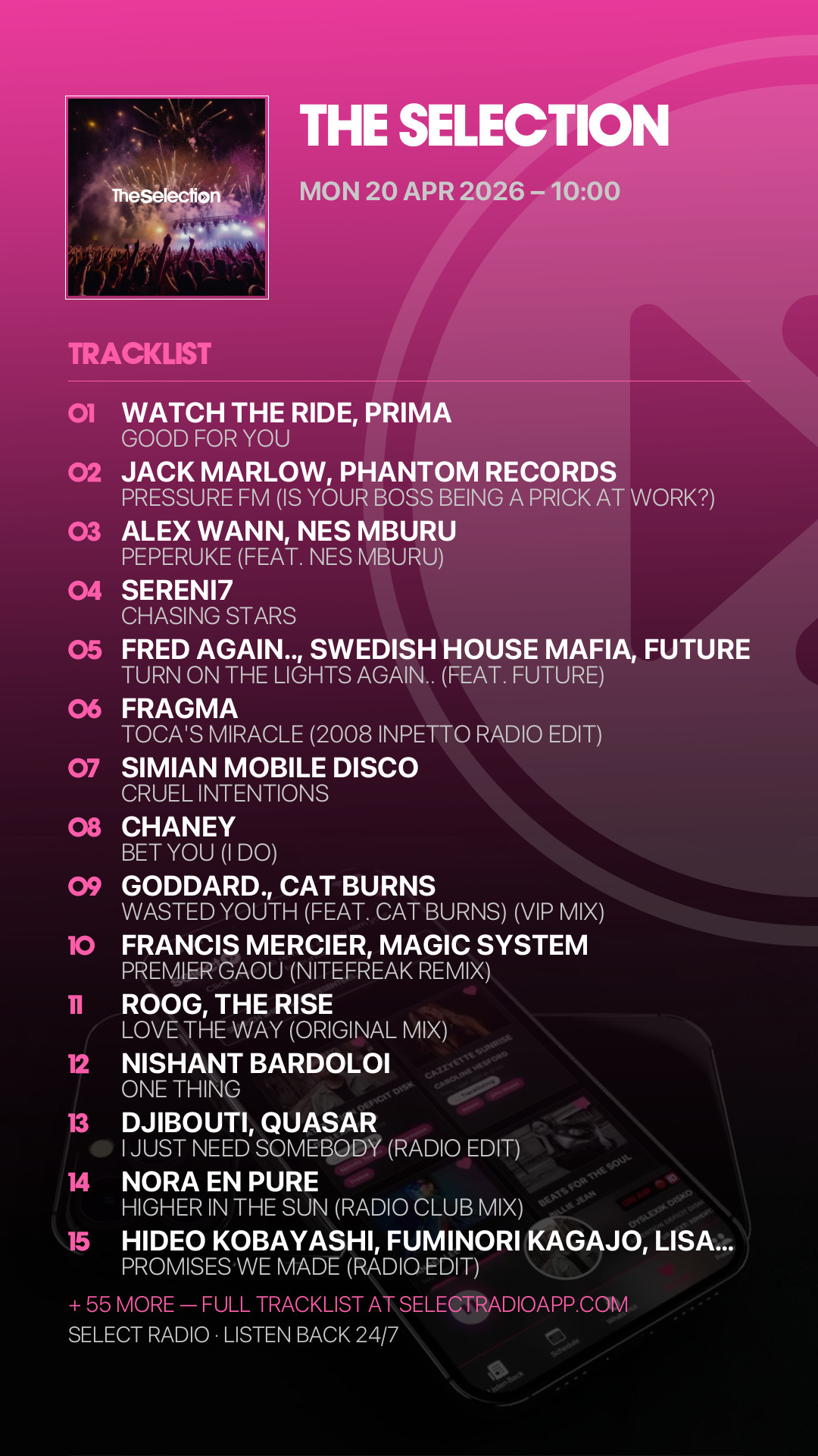 Tracklist Story Preview