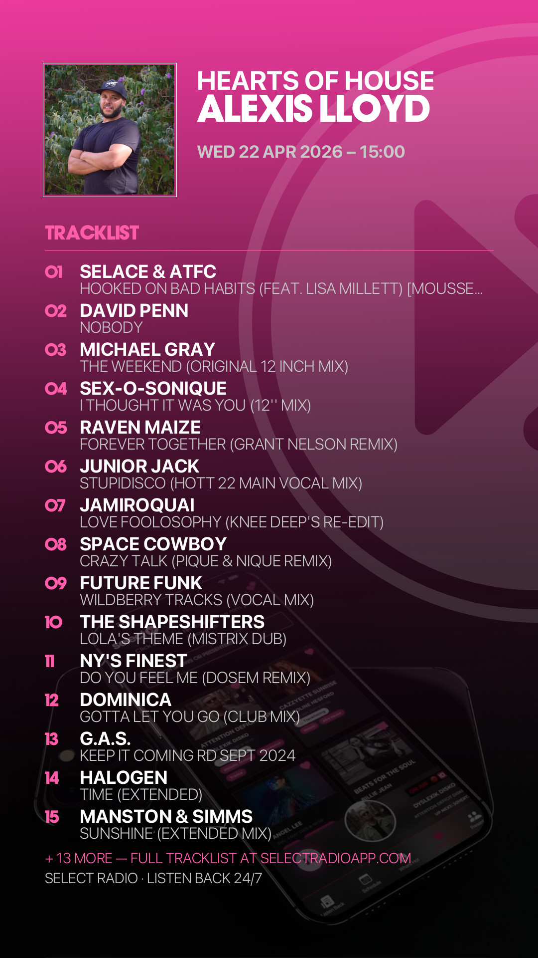 Tracklist Story Preview