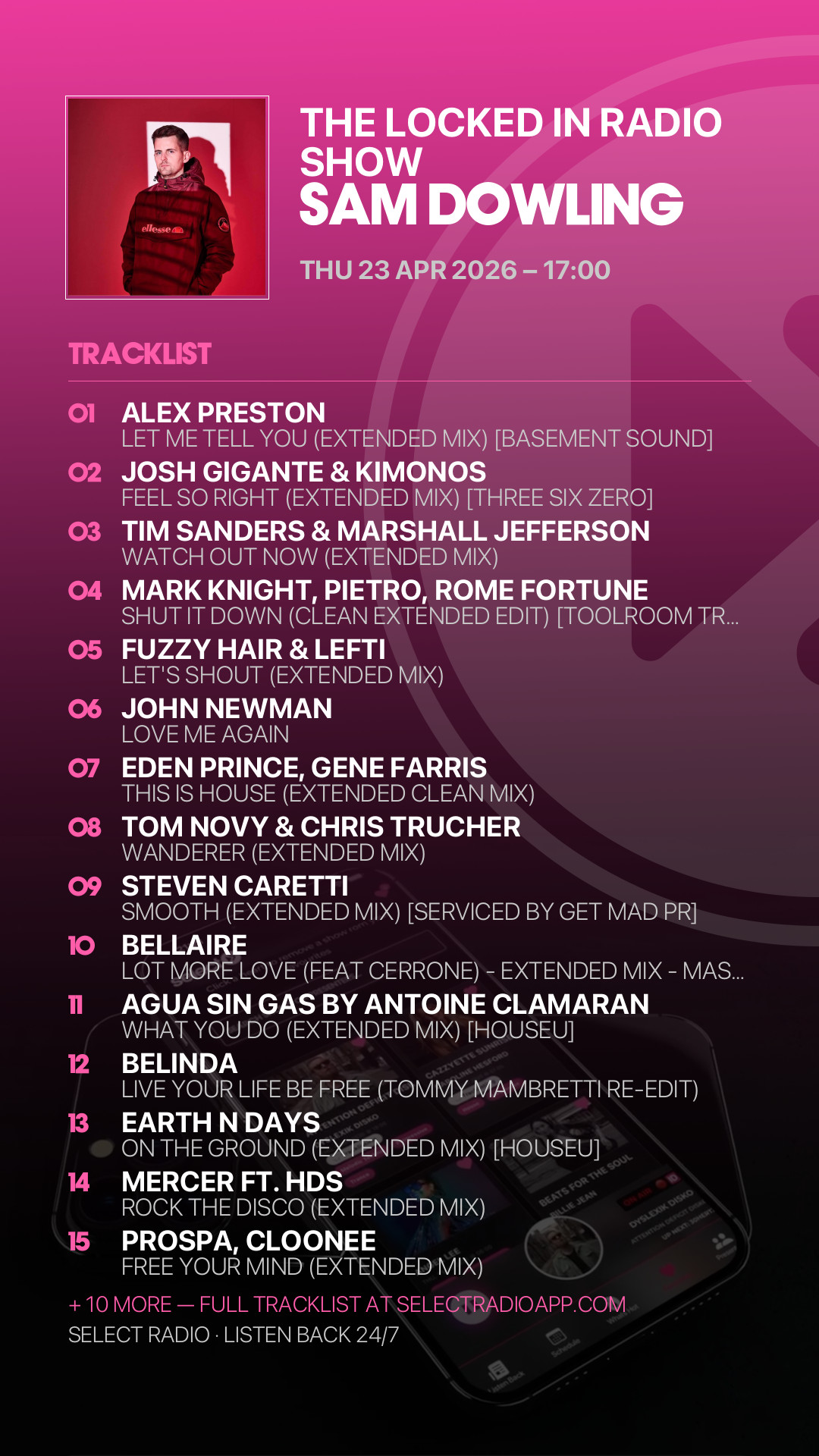 Tracklist Story Preview