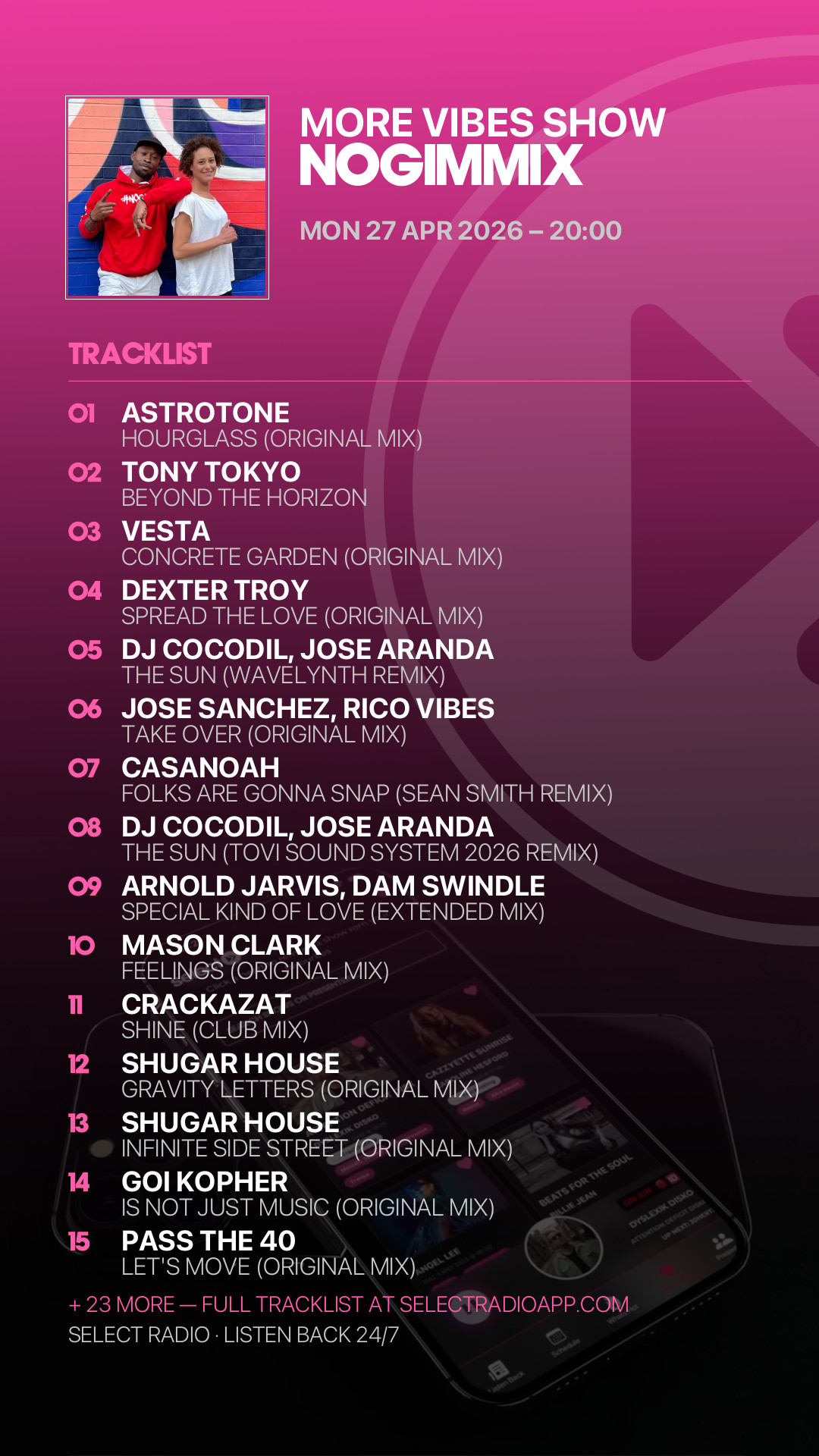 Tracklist Story Preview