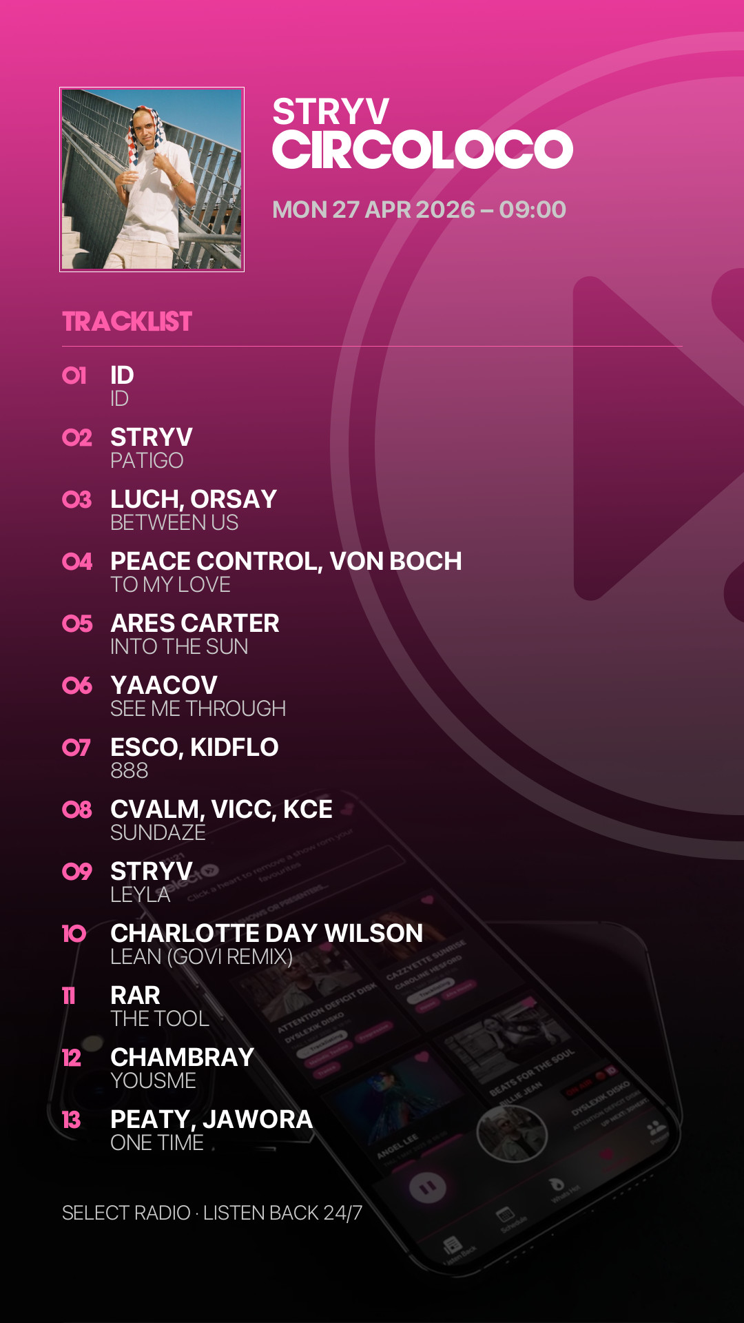 Tracklist Story Preview