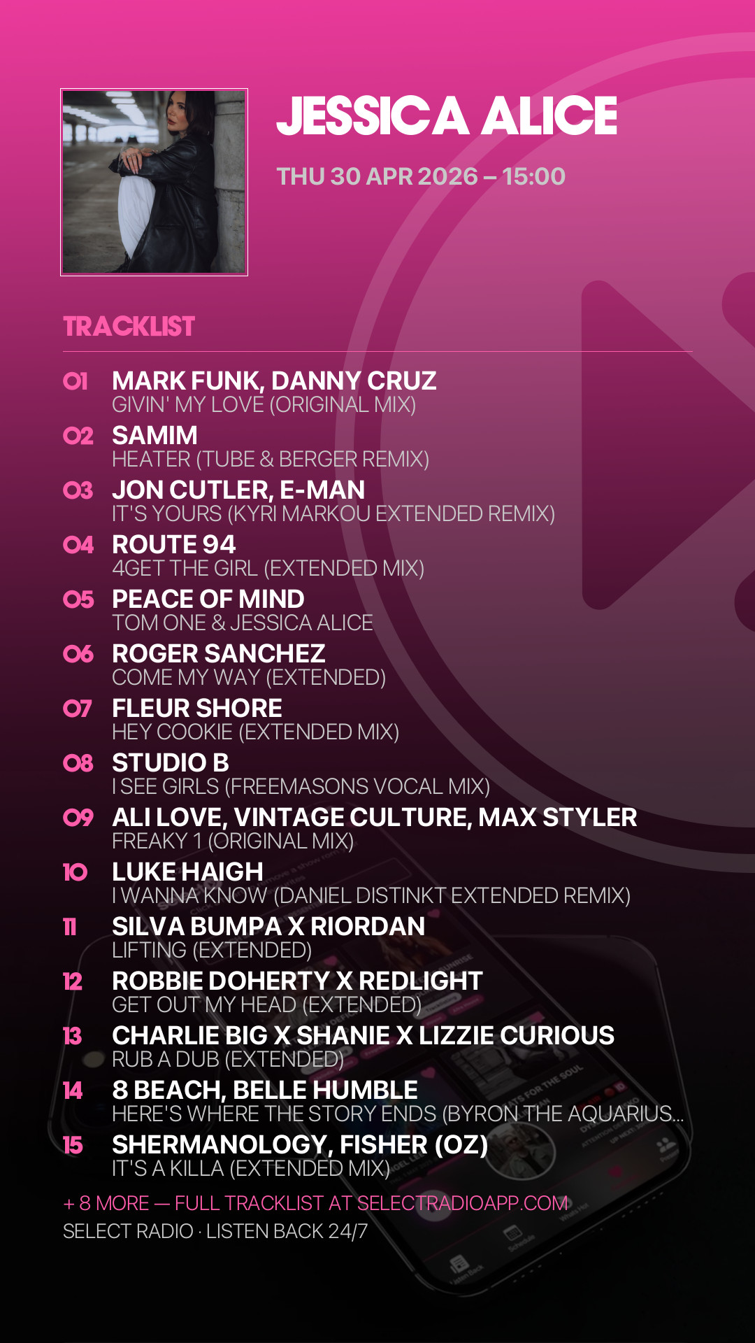 Tracklist Story Preview