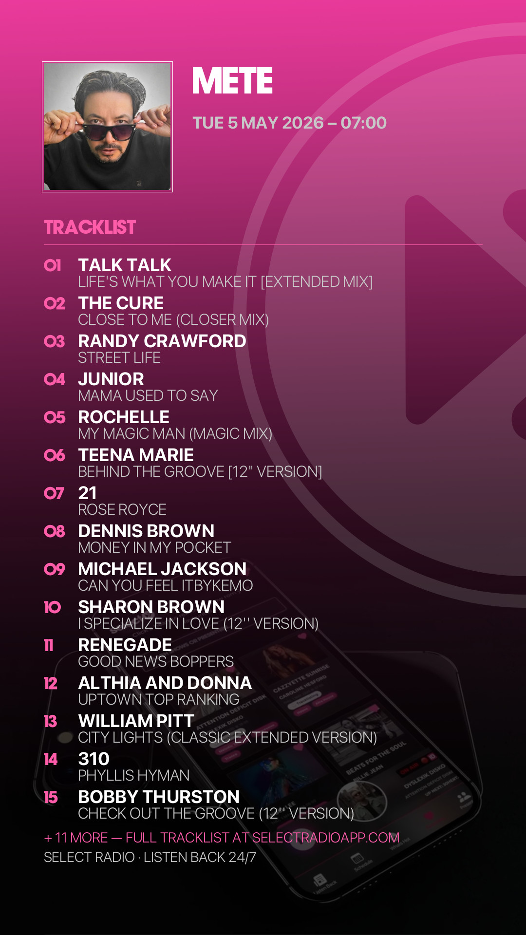 Tracklist Story Preview