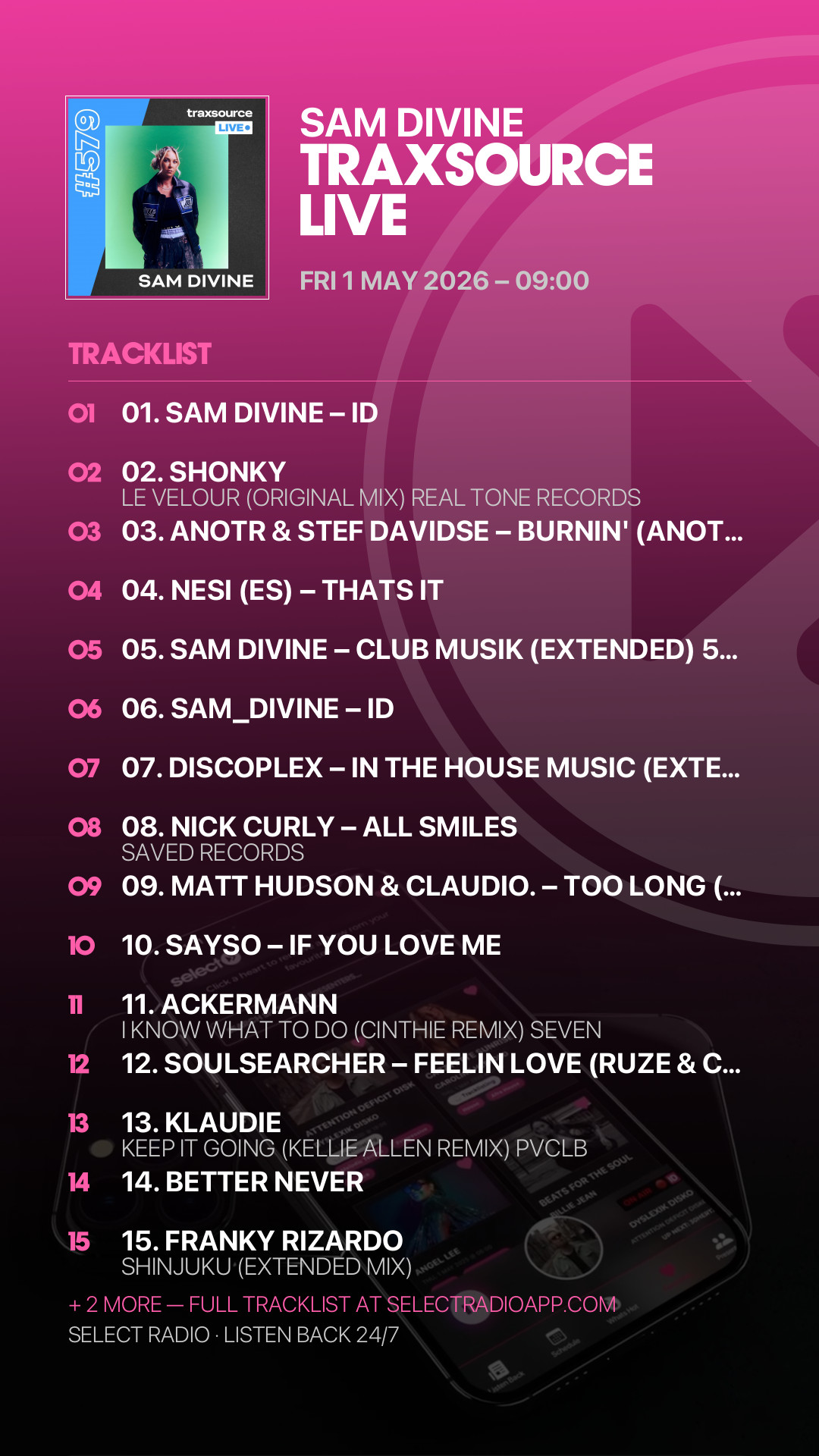 Tracklist Story Preview