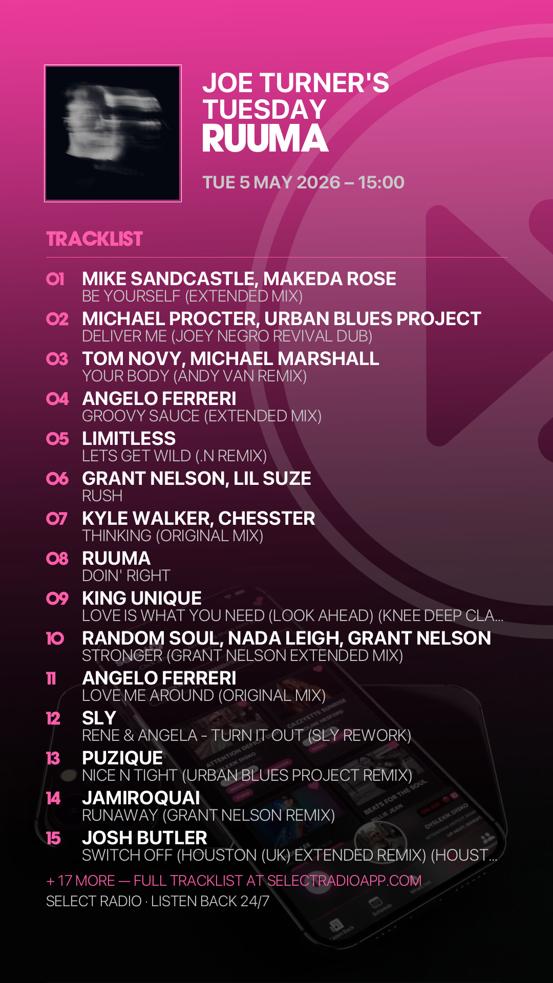 Tracklist Story Preview