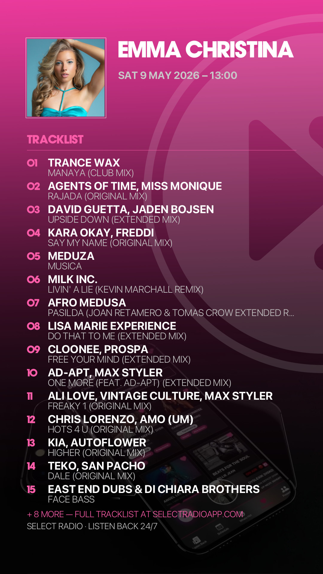 Tracklist Story Preview
