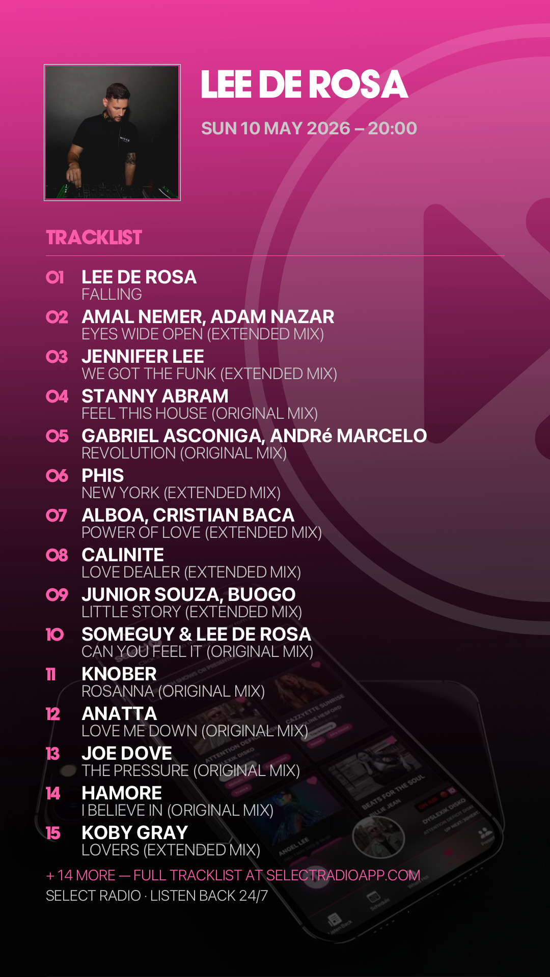 Tracklist Story Preview
