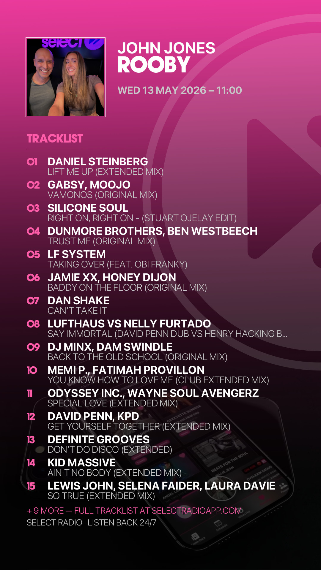 Tracklist Story Preview