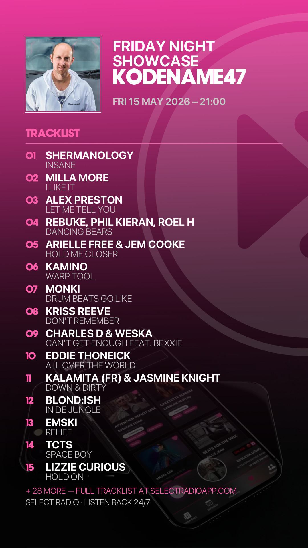Tracklist Story Preview