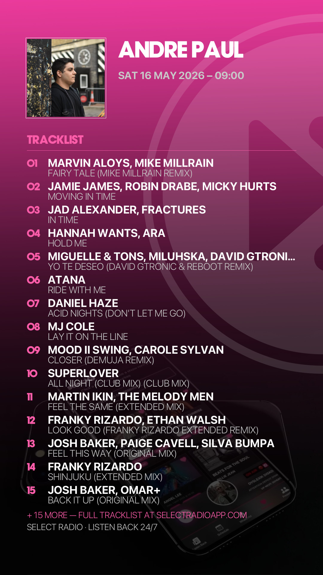 Tracklist Story Preview