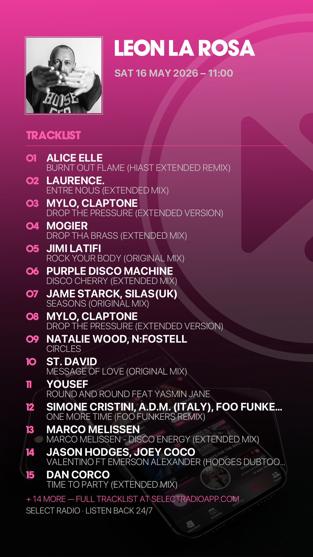 Tracklist Story Preview