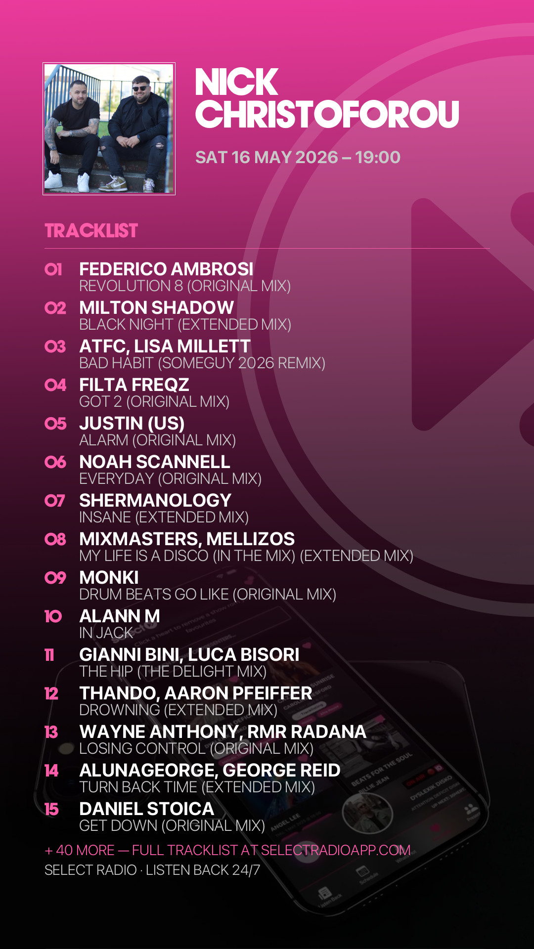 Tracklist Story Preview