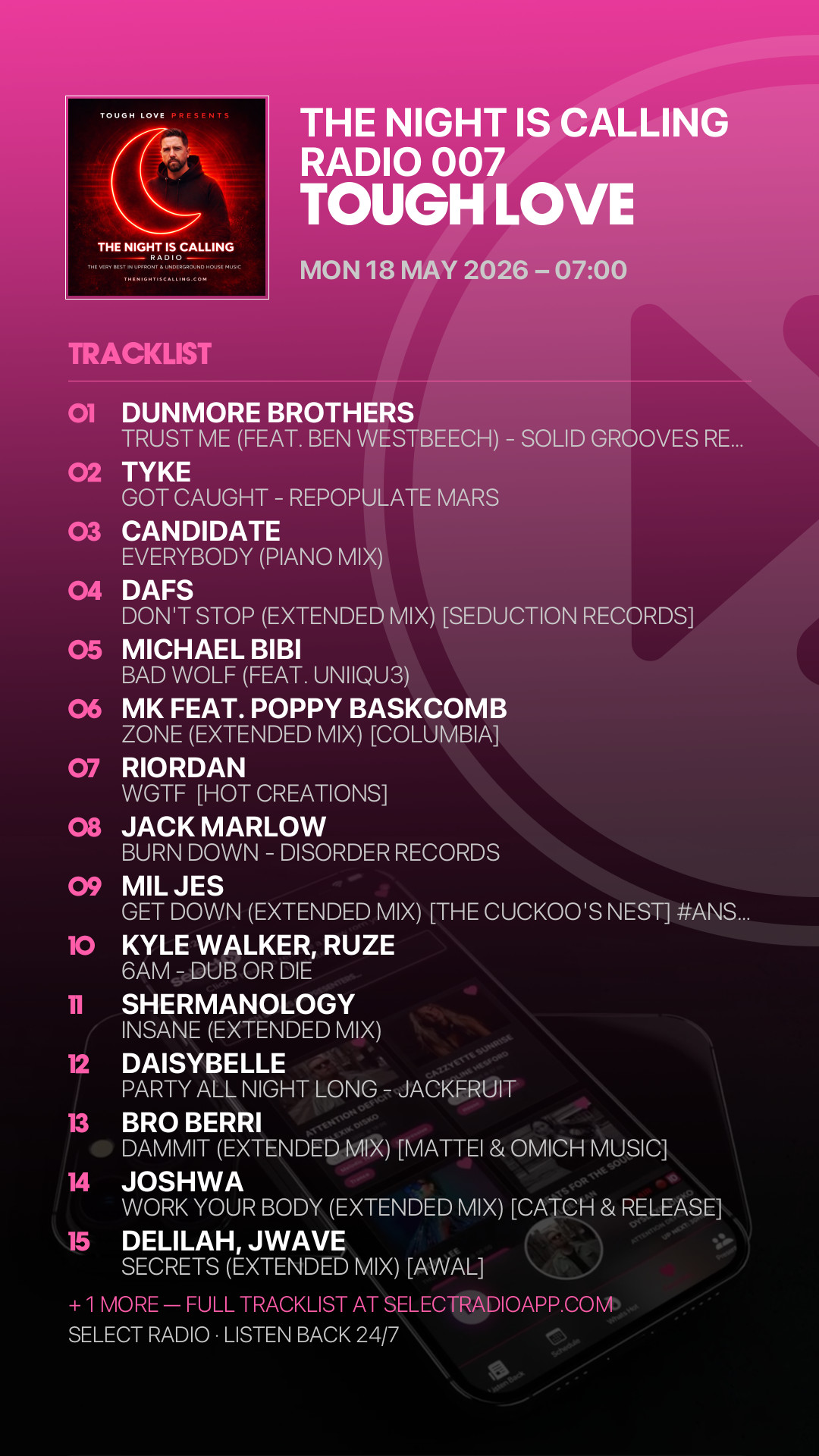 Tracklist Story Preview