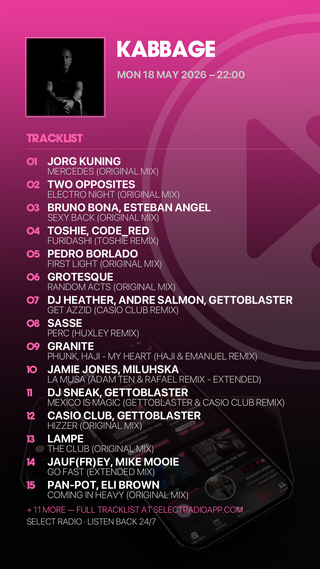 Tracklist Story Preview