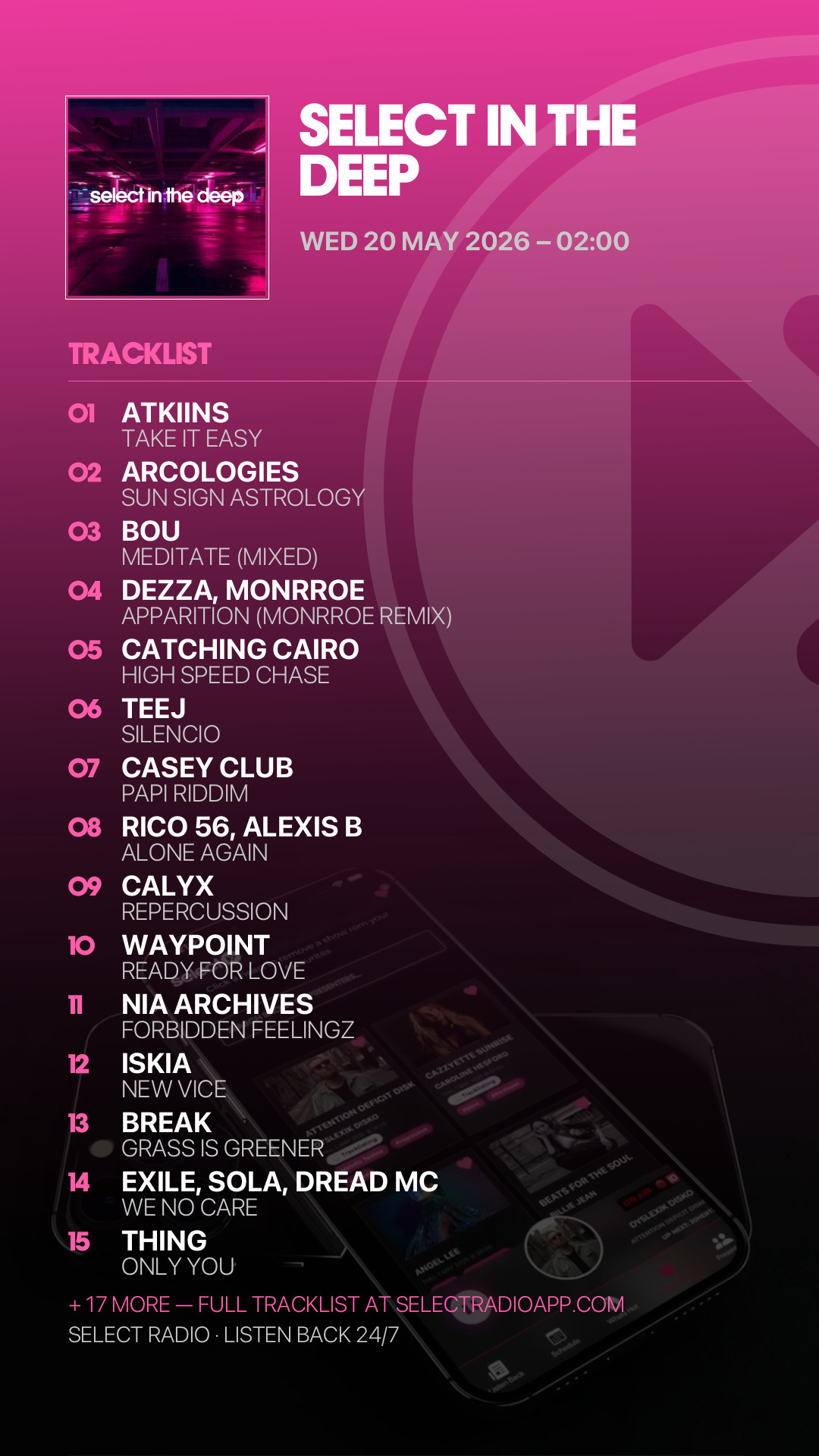 Tracklist Story Preview