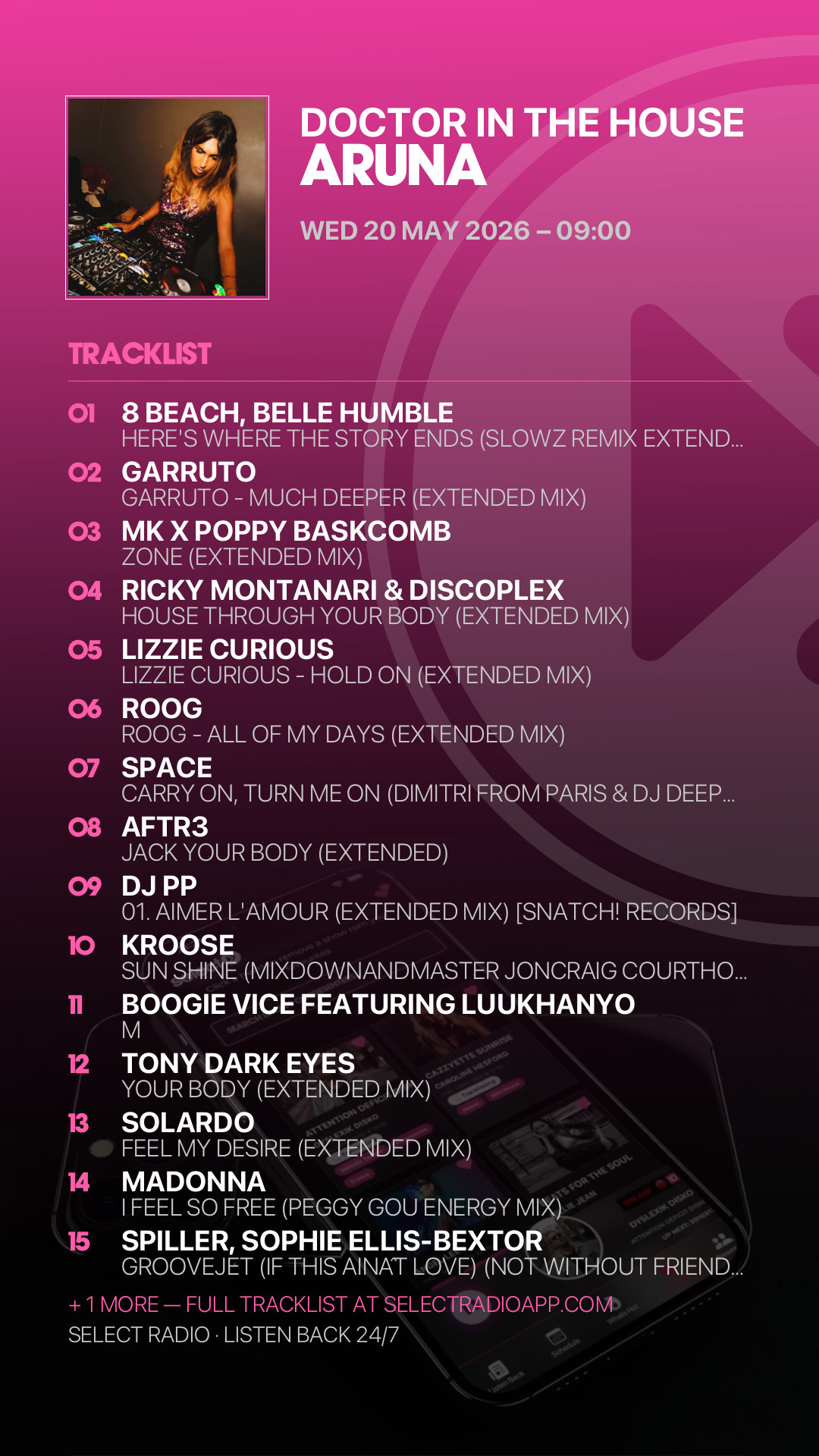 Tracklist Story Preview