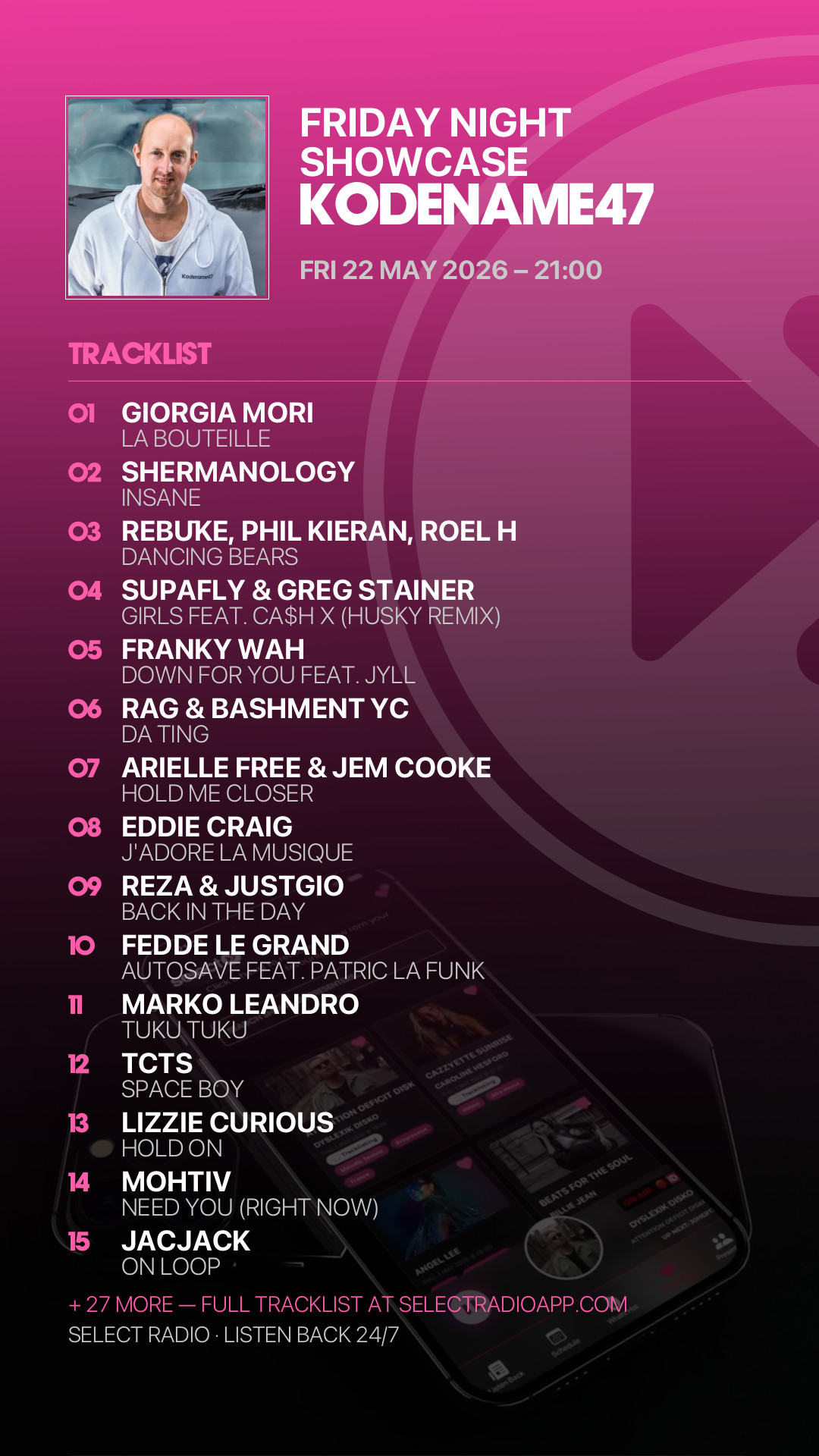 Tracklist Story Preview