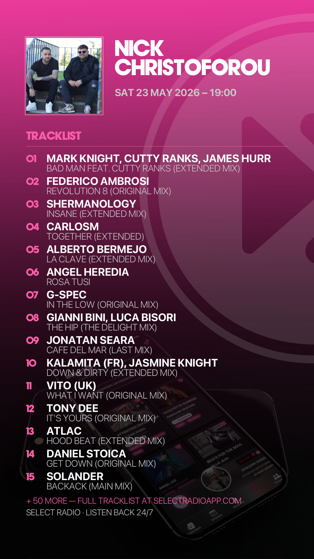 Tracklist Story Preview