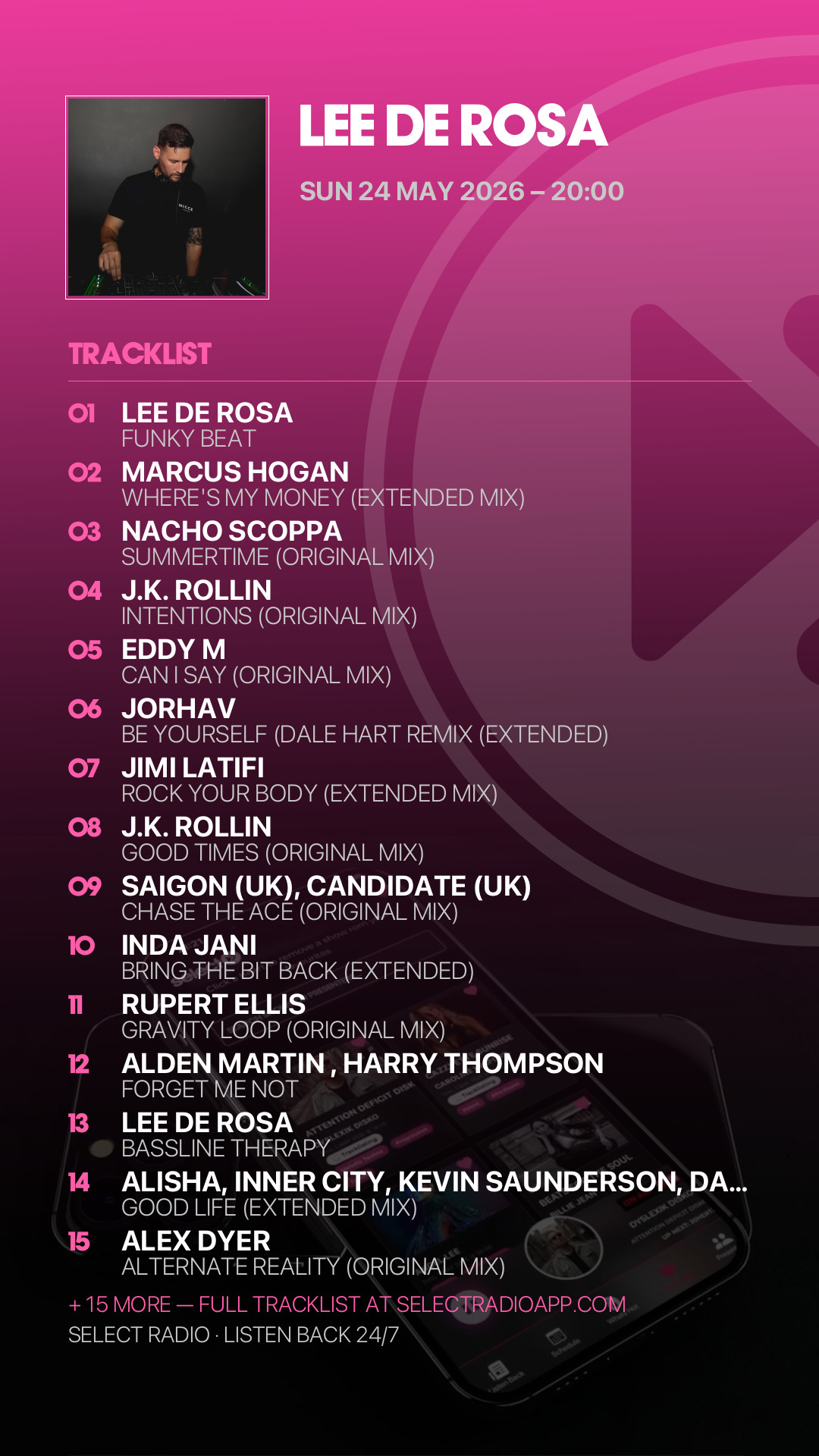 Tracklist Story Preview
