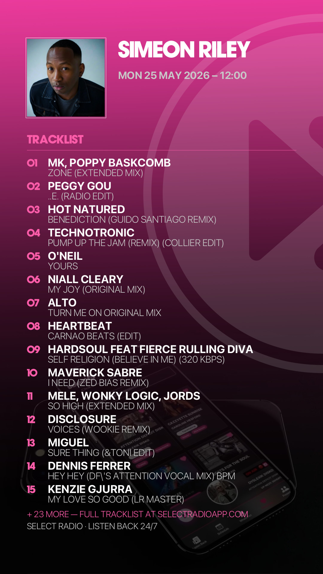 Tracklist Story Preview