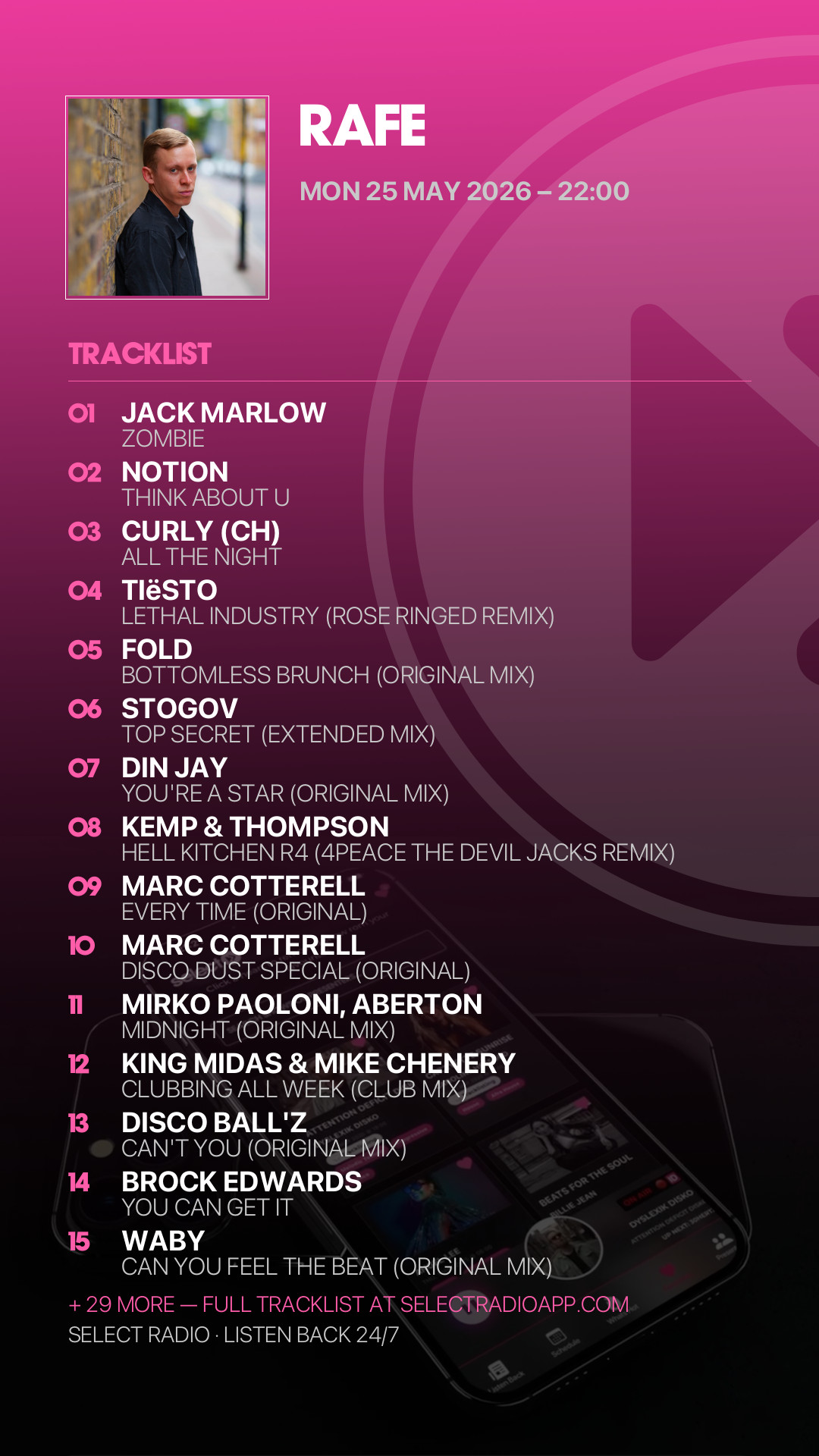 Tracklist Story Preview