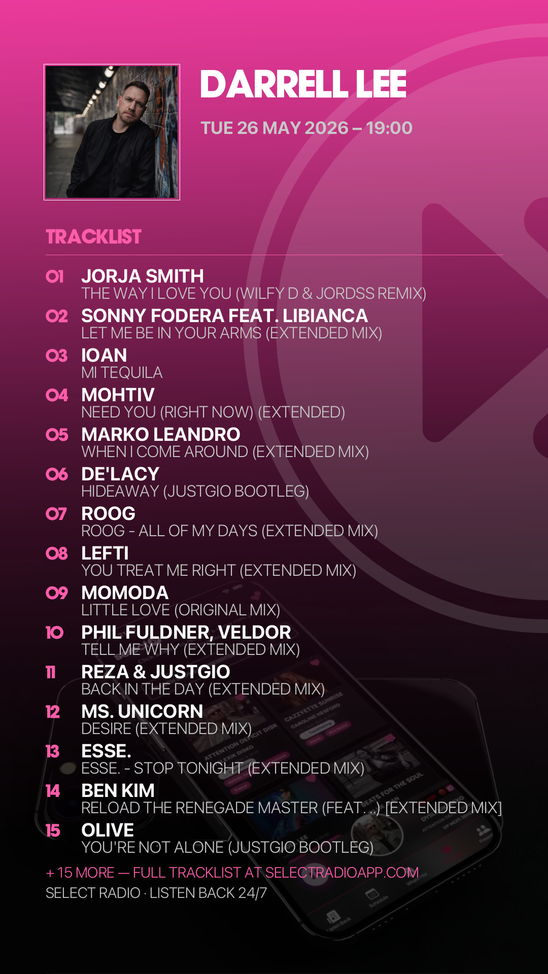 Tracklist Story Preview