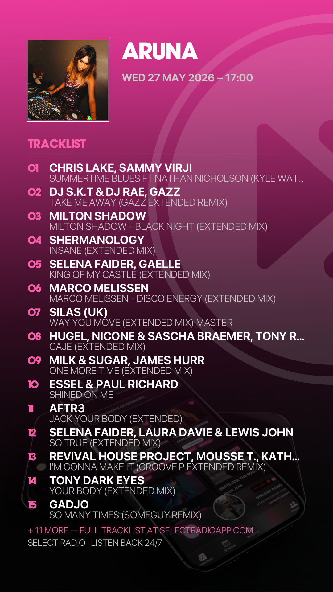 Tracklist Story Preview
