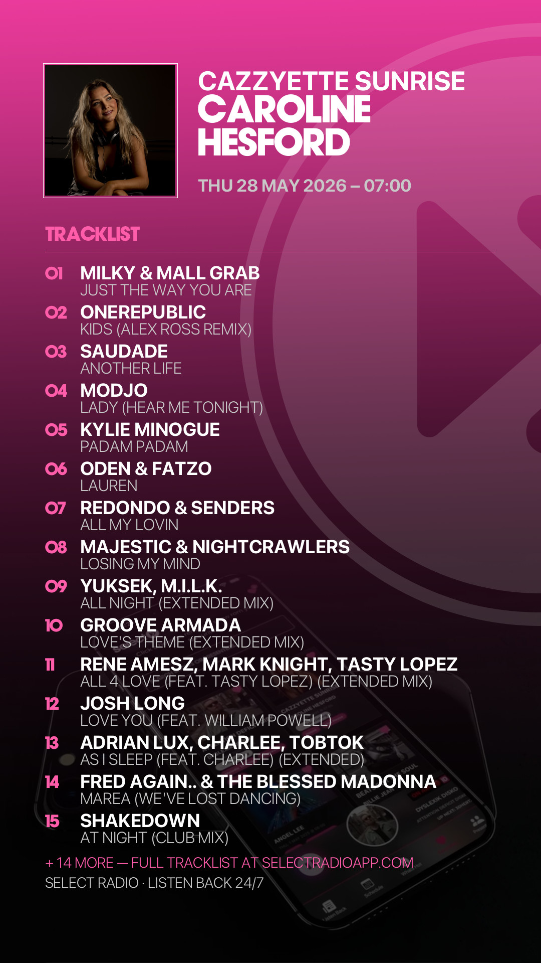 Tracklist Story Preview