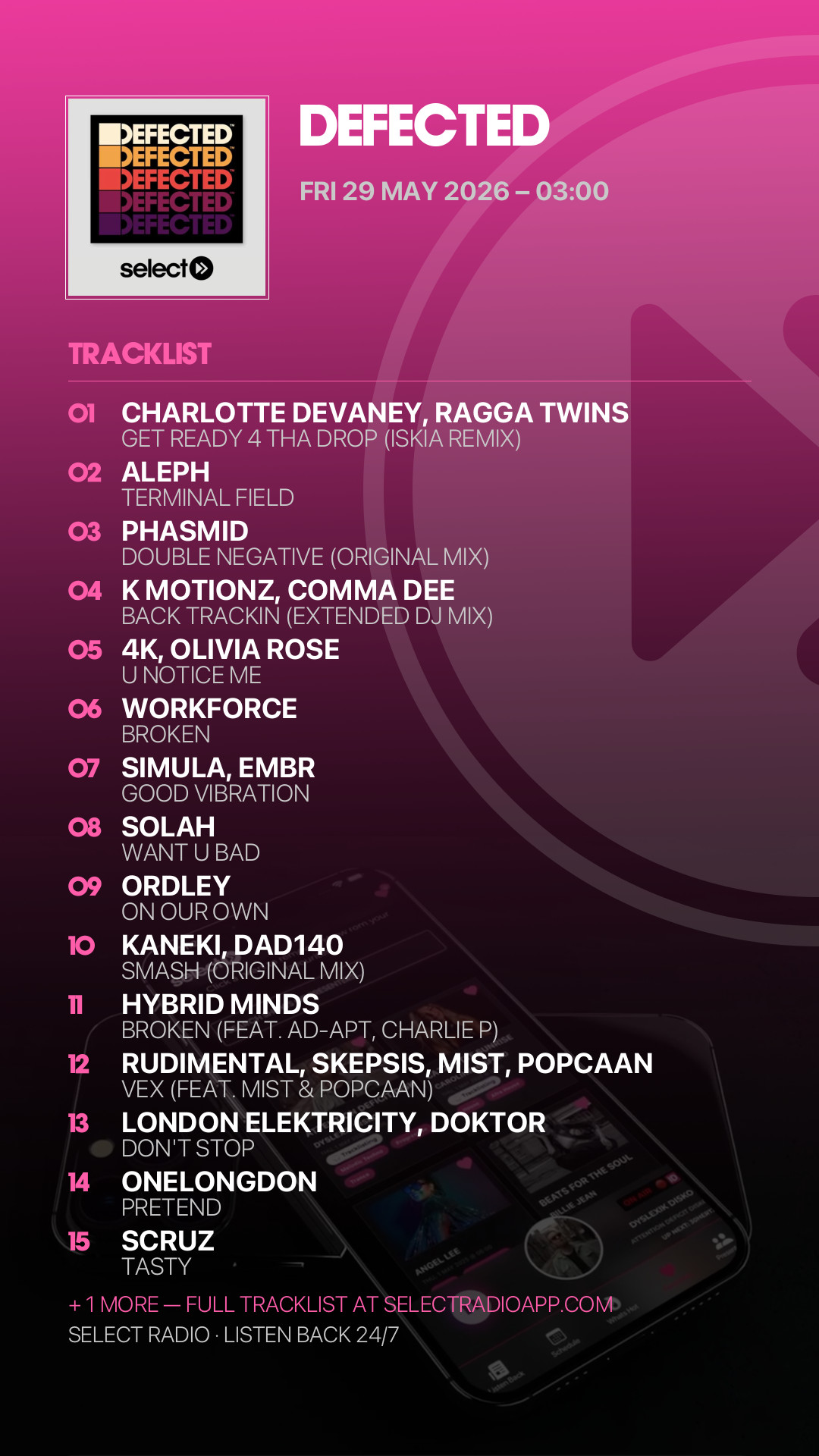 Tracklist Story Preview