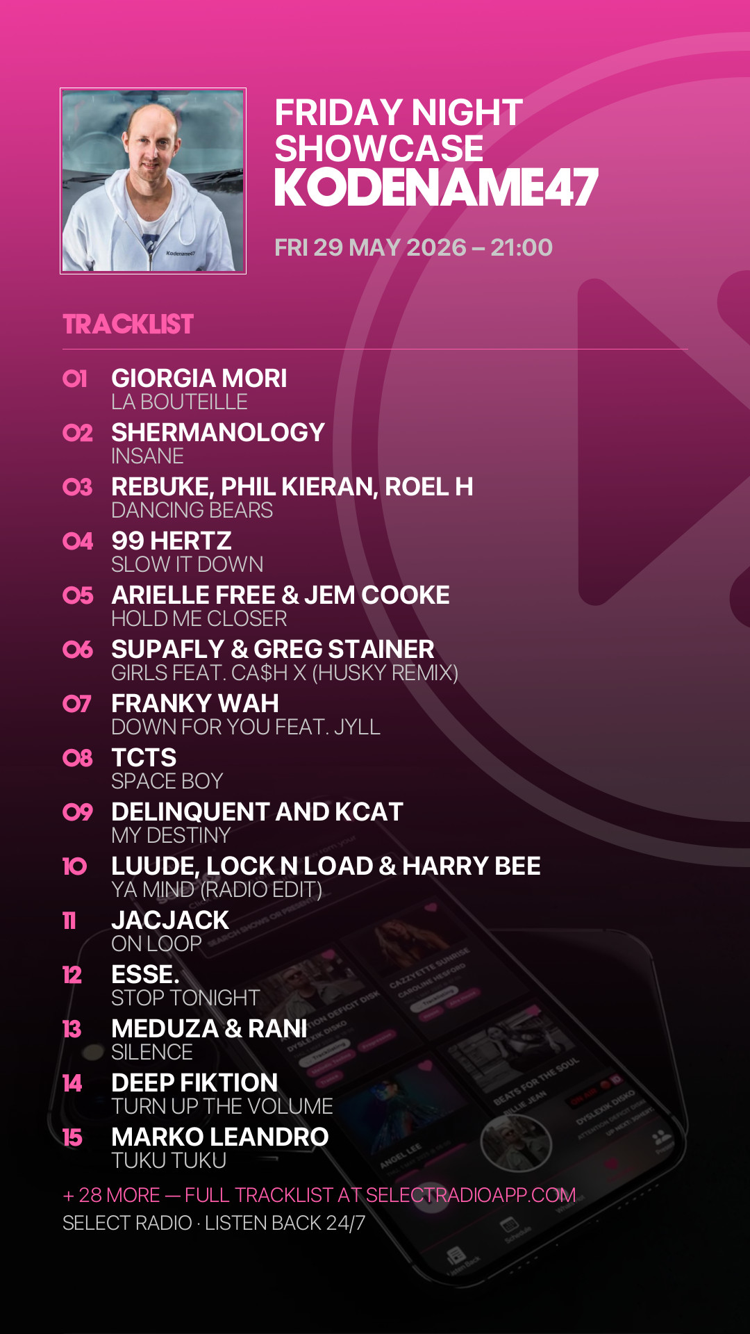 Tracklist Story Preview
