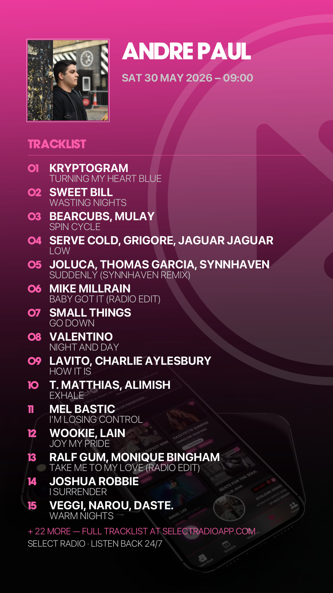 Tracklist Story Preview