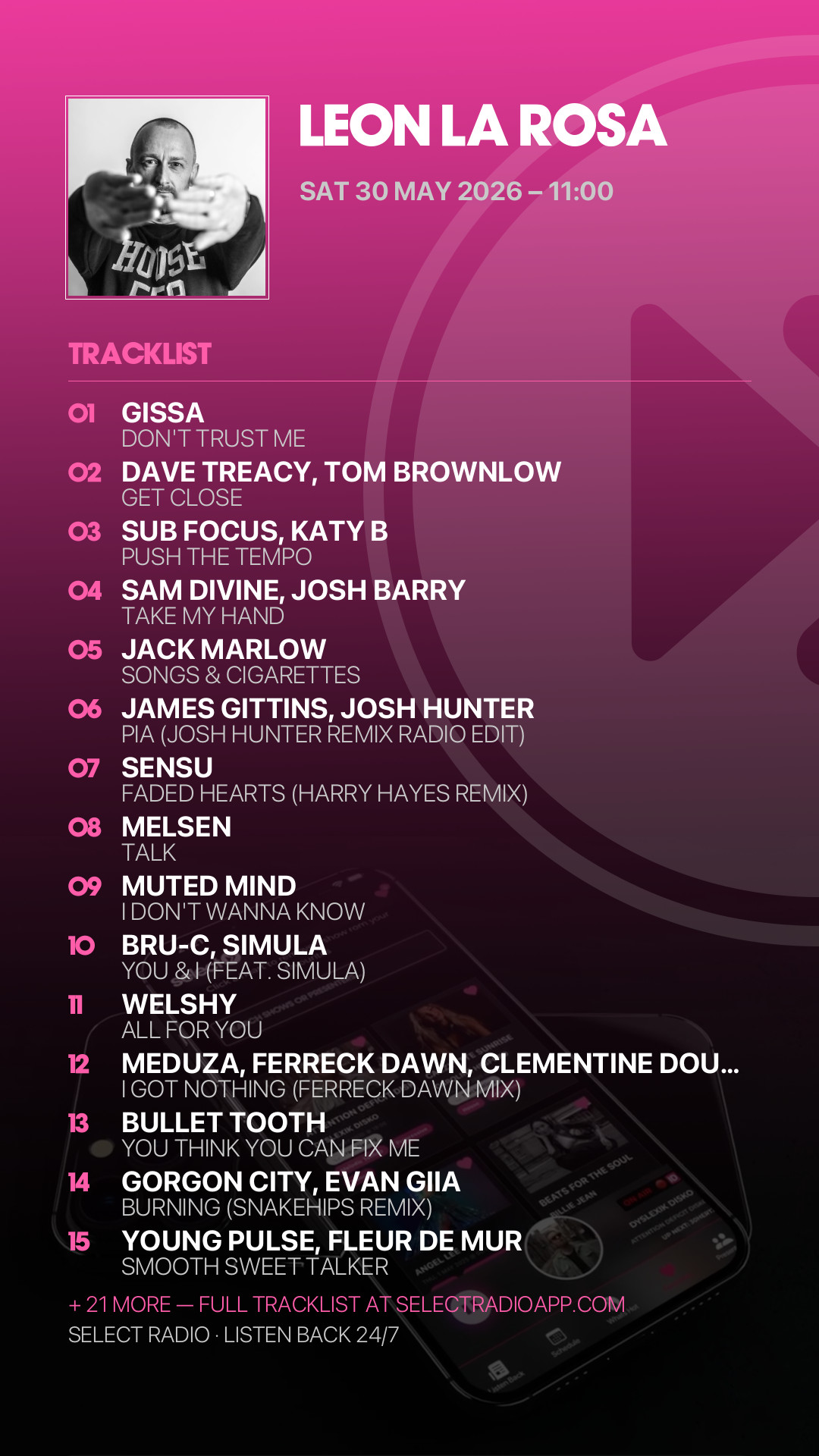 Tracklist Story Preview