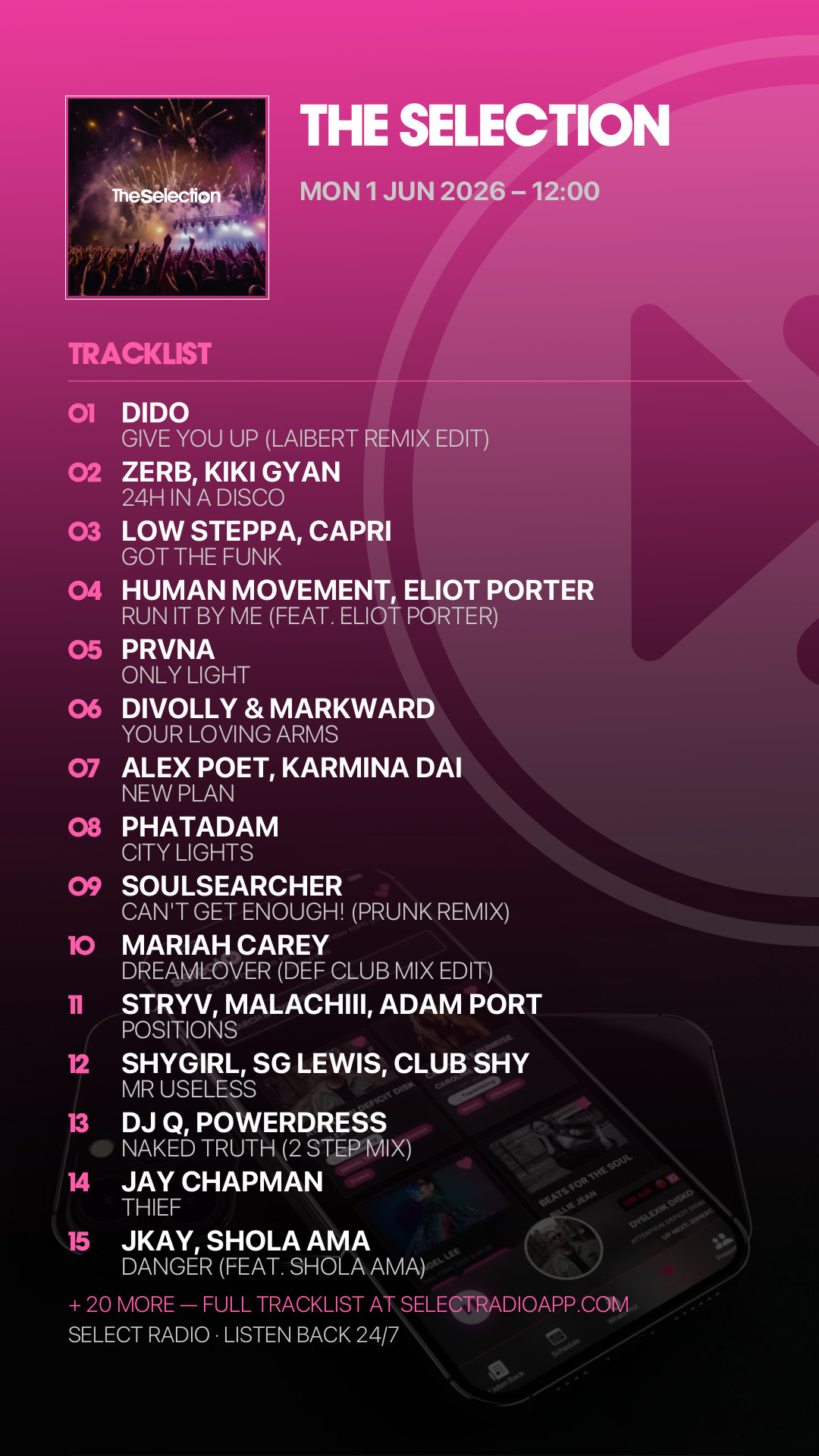 Tracklist Story Preview