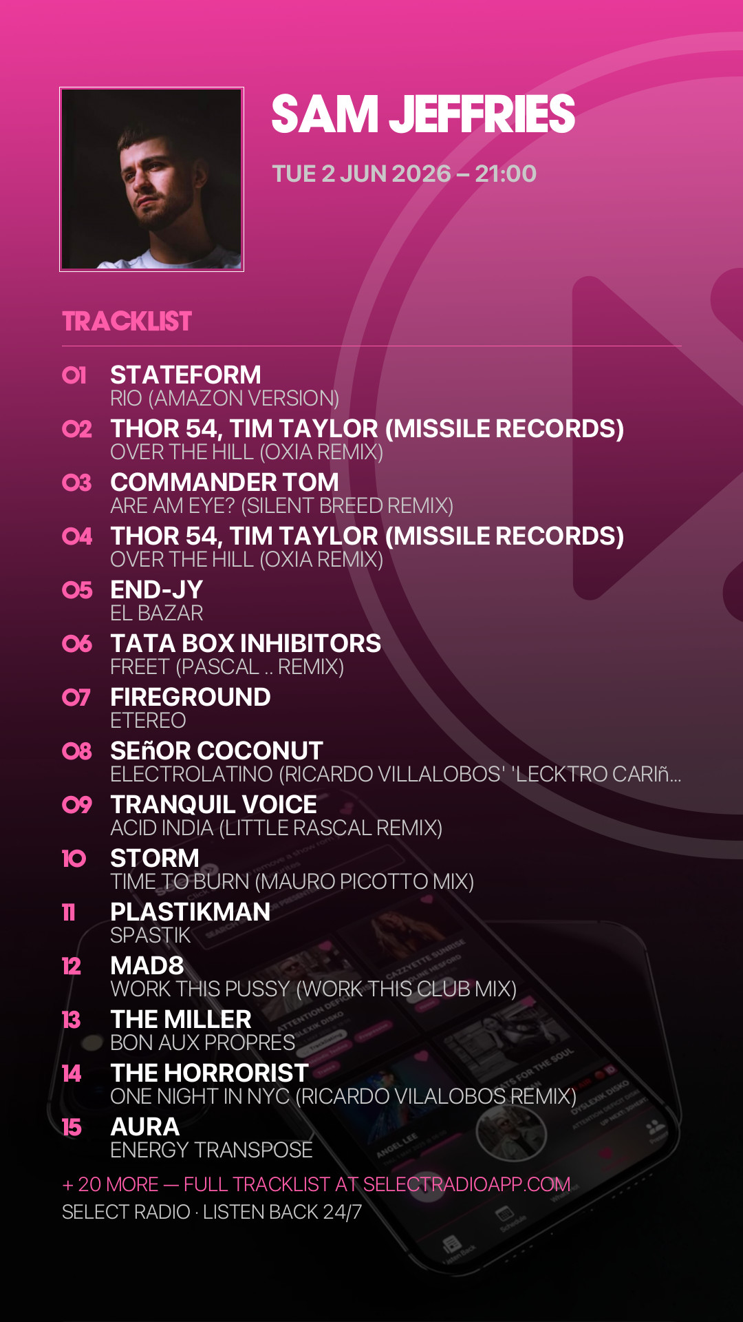 Tracklist Story Preview