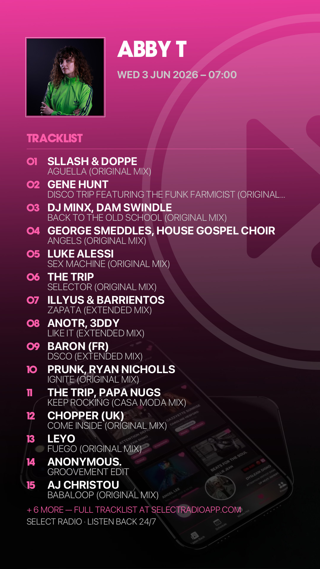 Tracklist Story Preview