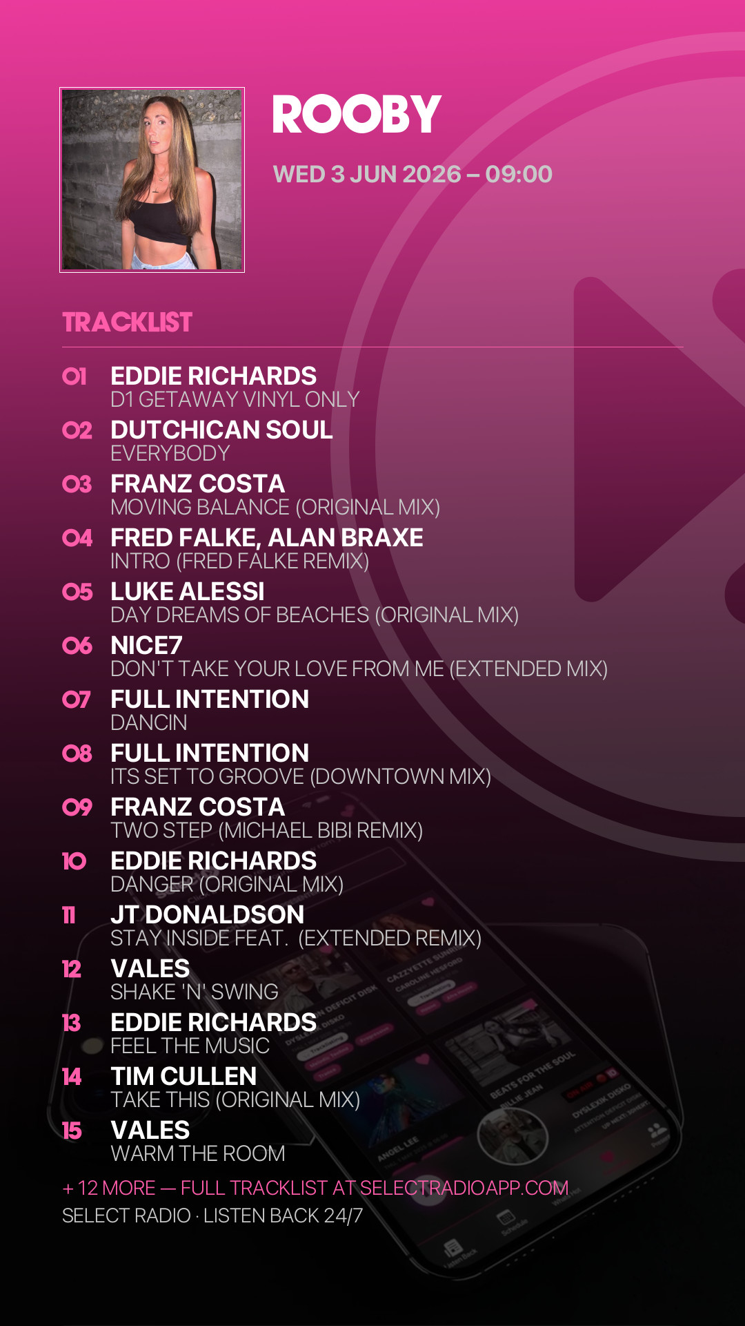 Tracklist Story Preview